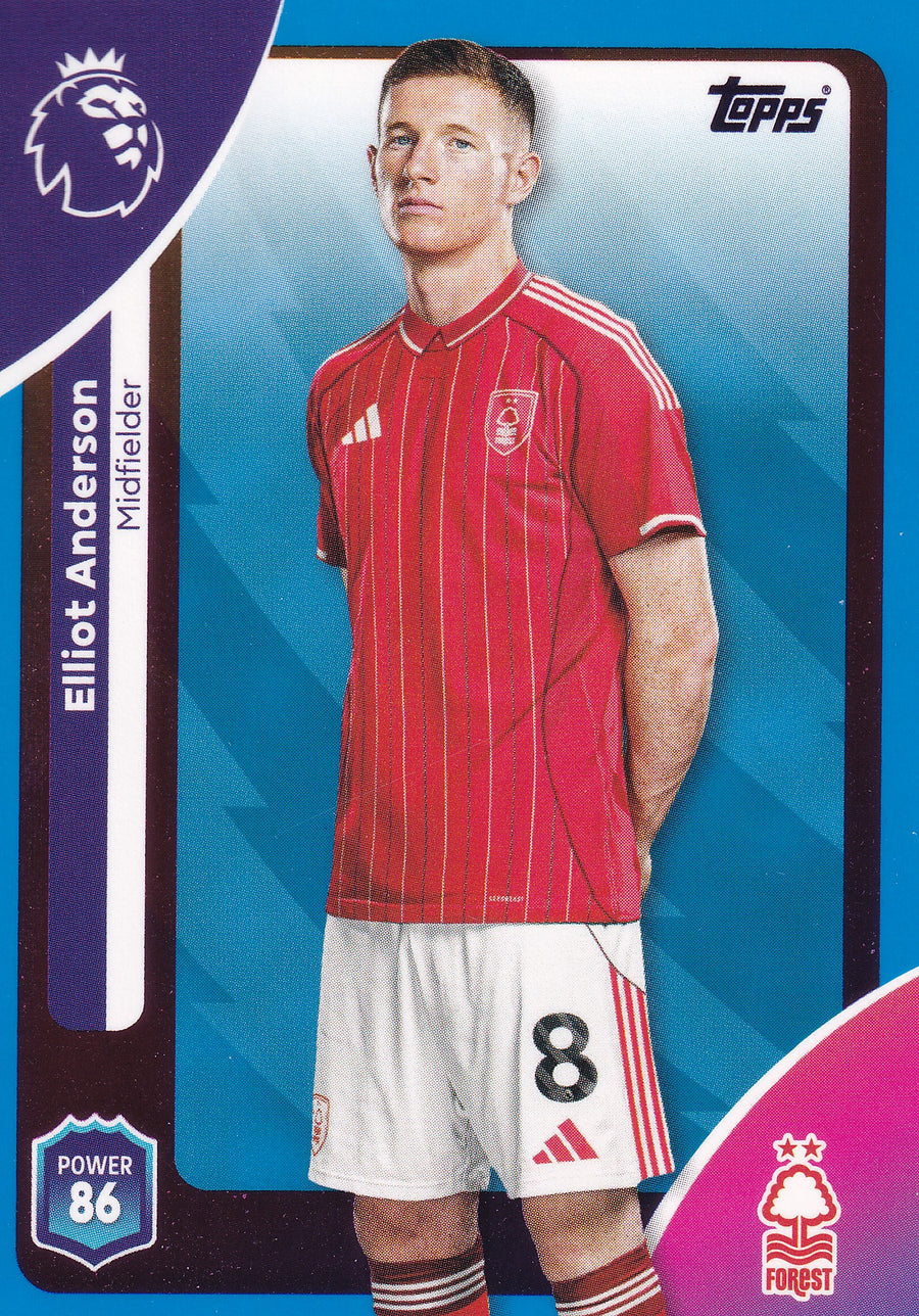 244. ELLIOT ANDERSON - NOTTINGHAM FOREST - BLUE PARALLELL
