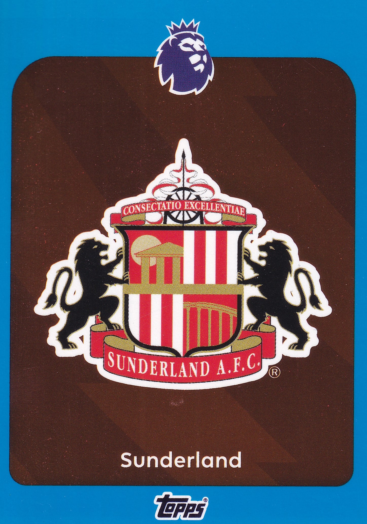 343. SUNDERLAND - BADGE - BLUE PARALLELL