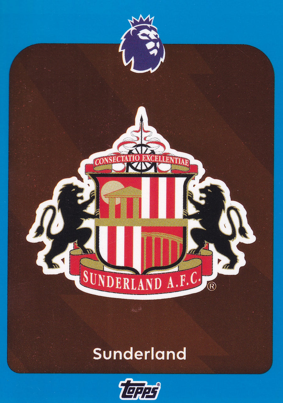 343. SUNDERLAND - BADGE - BLUE PARALLELL