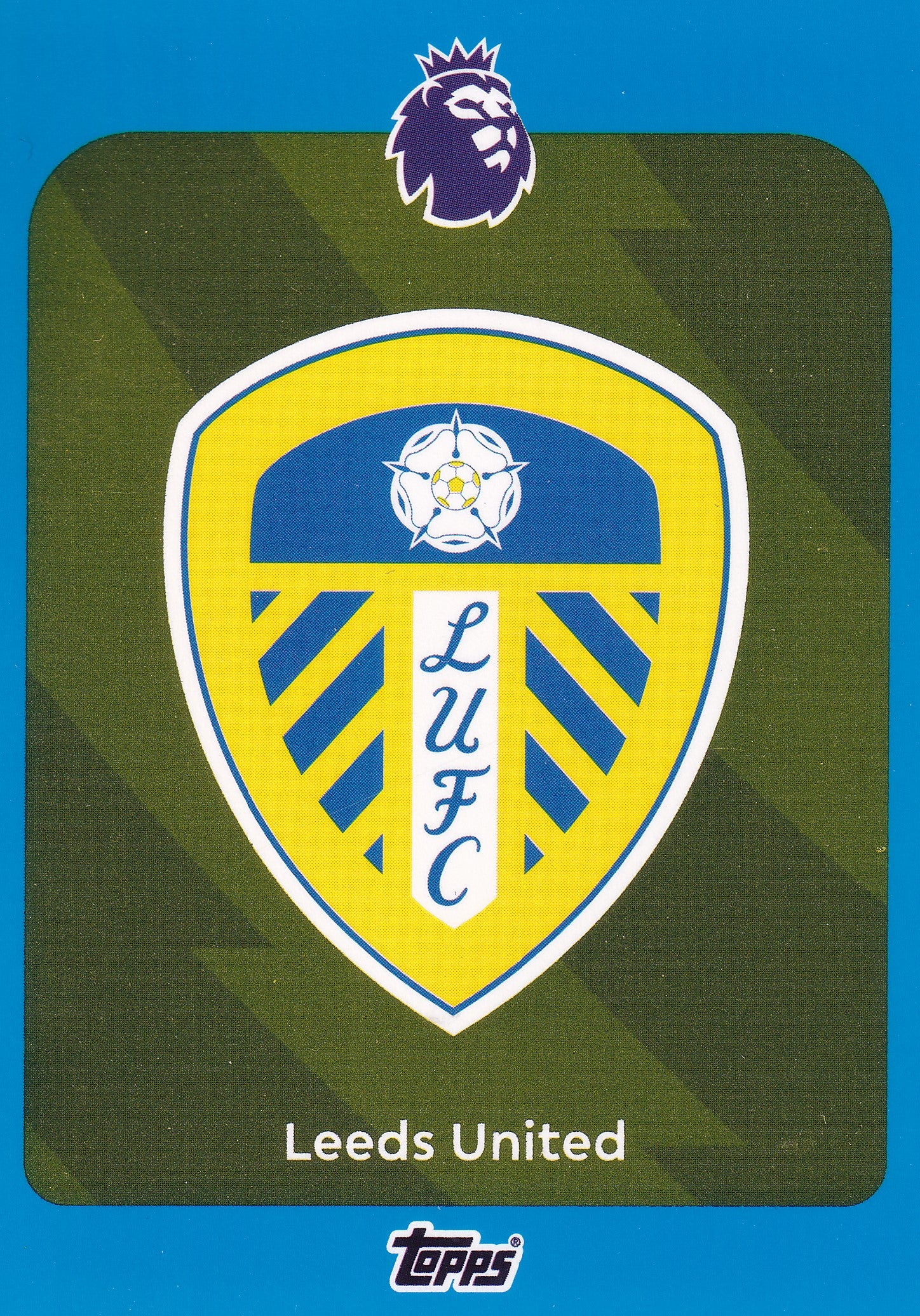 325. LEEDS UNITED - BADGE - BLUE PARALLELL