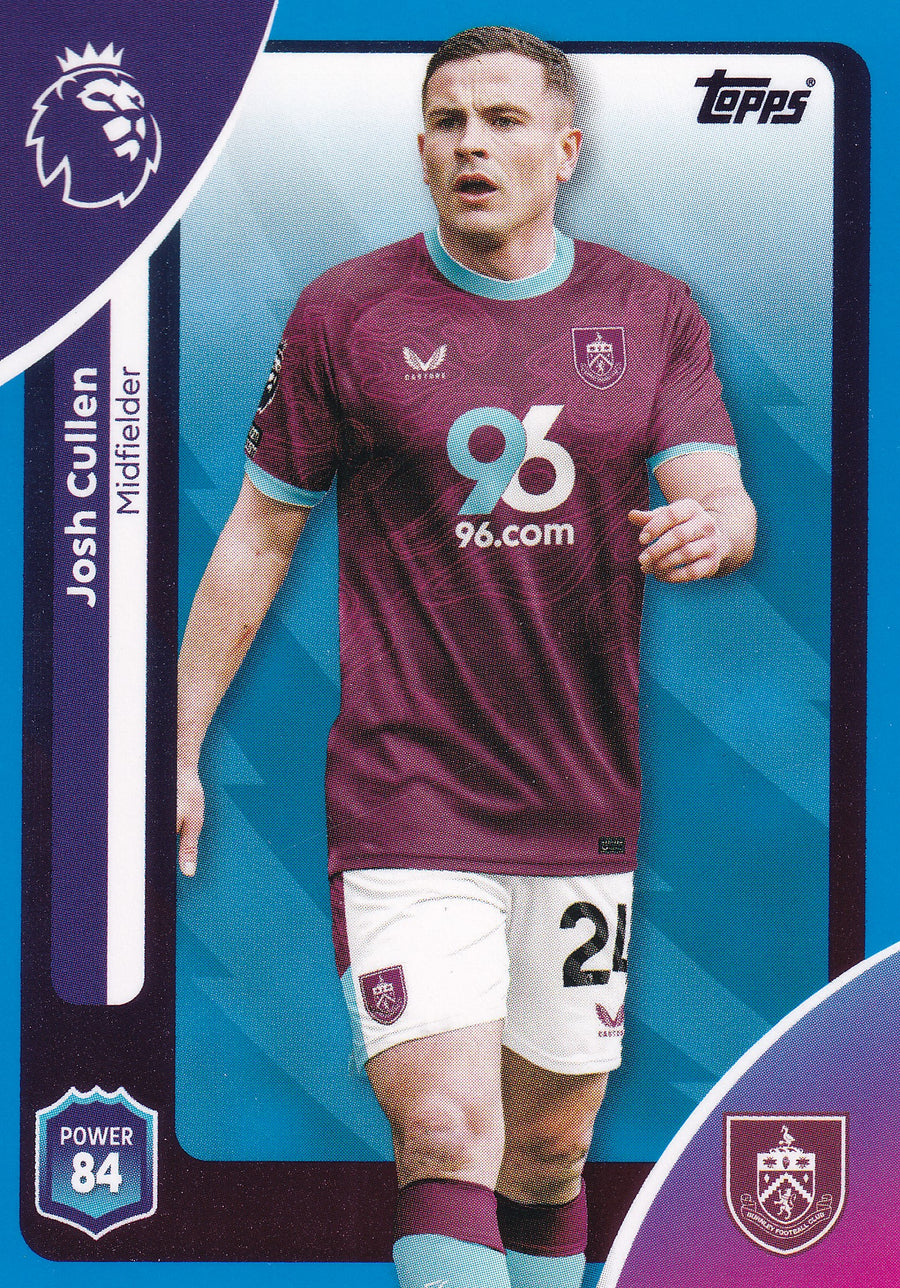 314. JOSH CULLEN - BURNLEY FC - BLUE PARALLELL