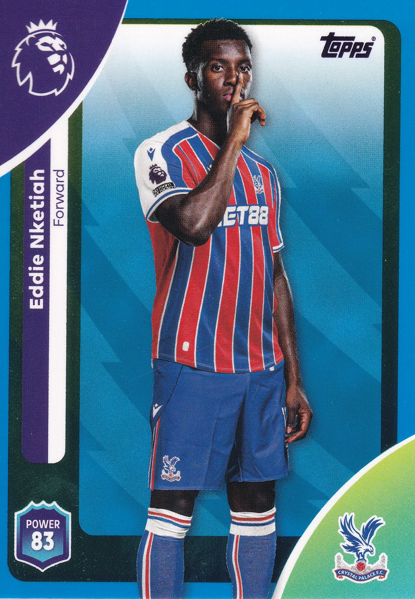 122. EDDIE NKETIAH - CRYSTAL PALACE - BLUE PARALLELL