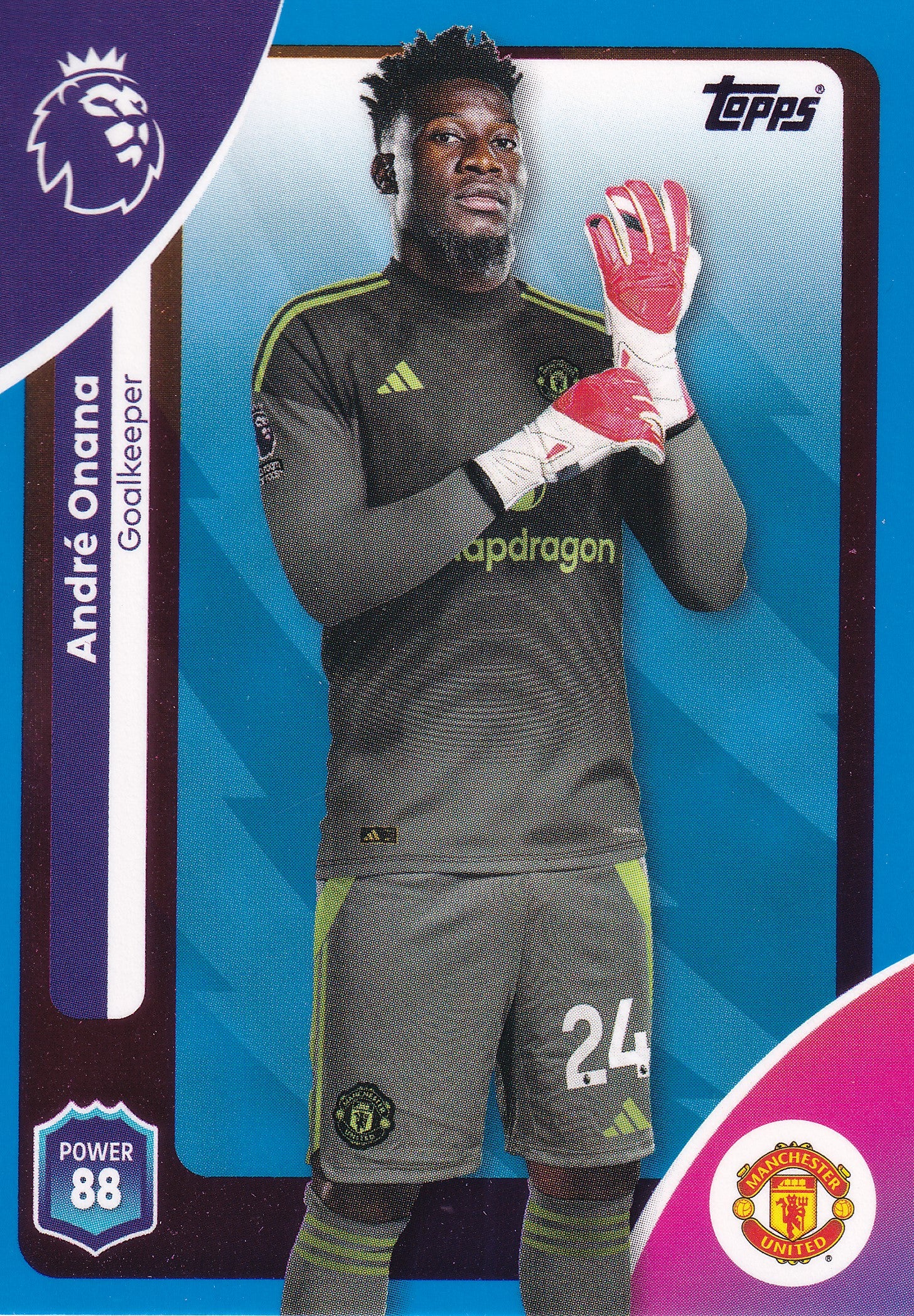 200. ANDRE ONANA - MANCHESTER UNITED - BLUE PARALLELL