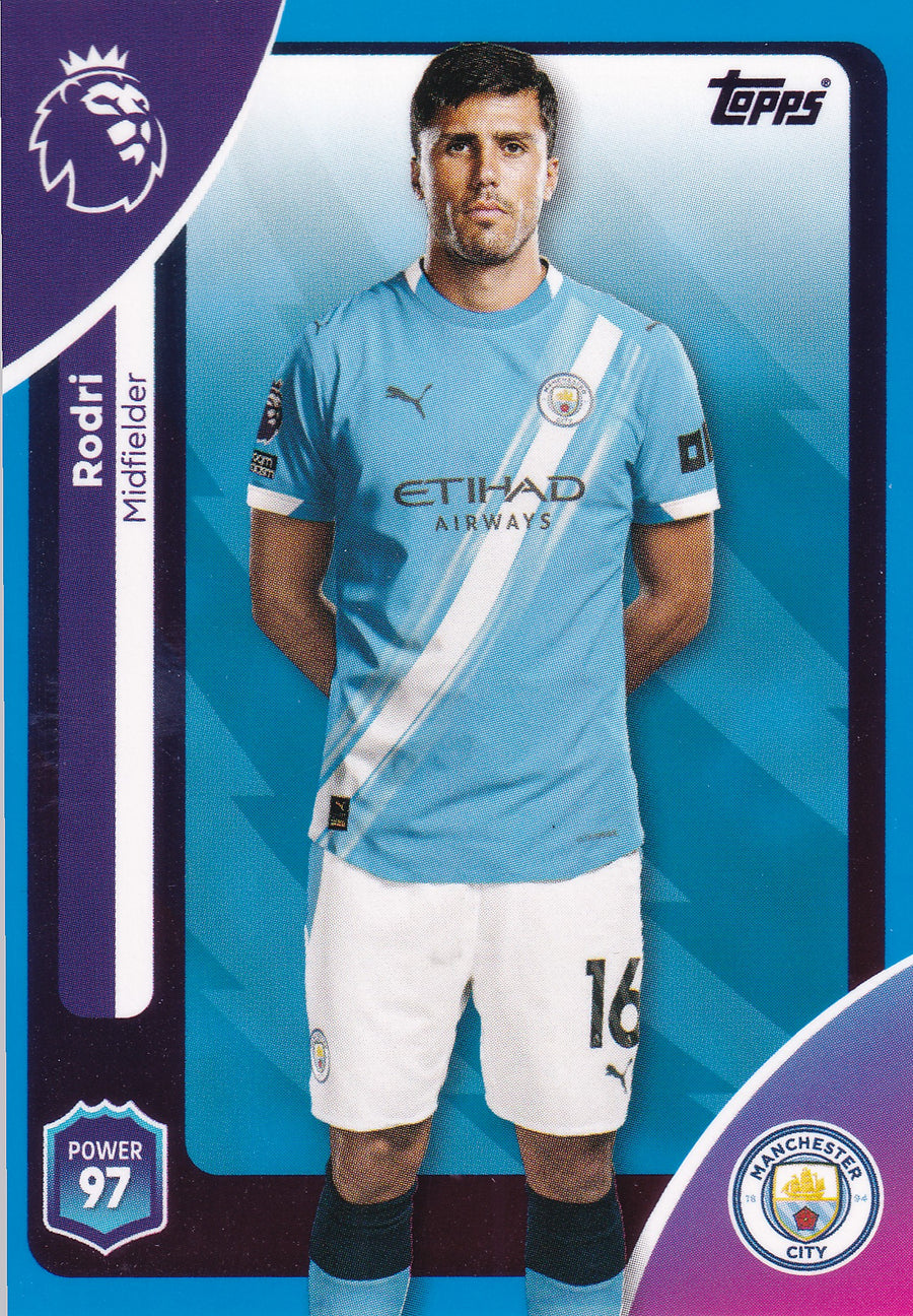 188. RODRI - MANCHESTER CITY - BLUE PARALLELL
