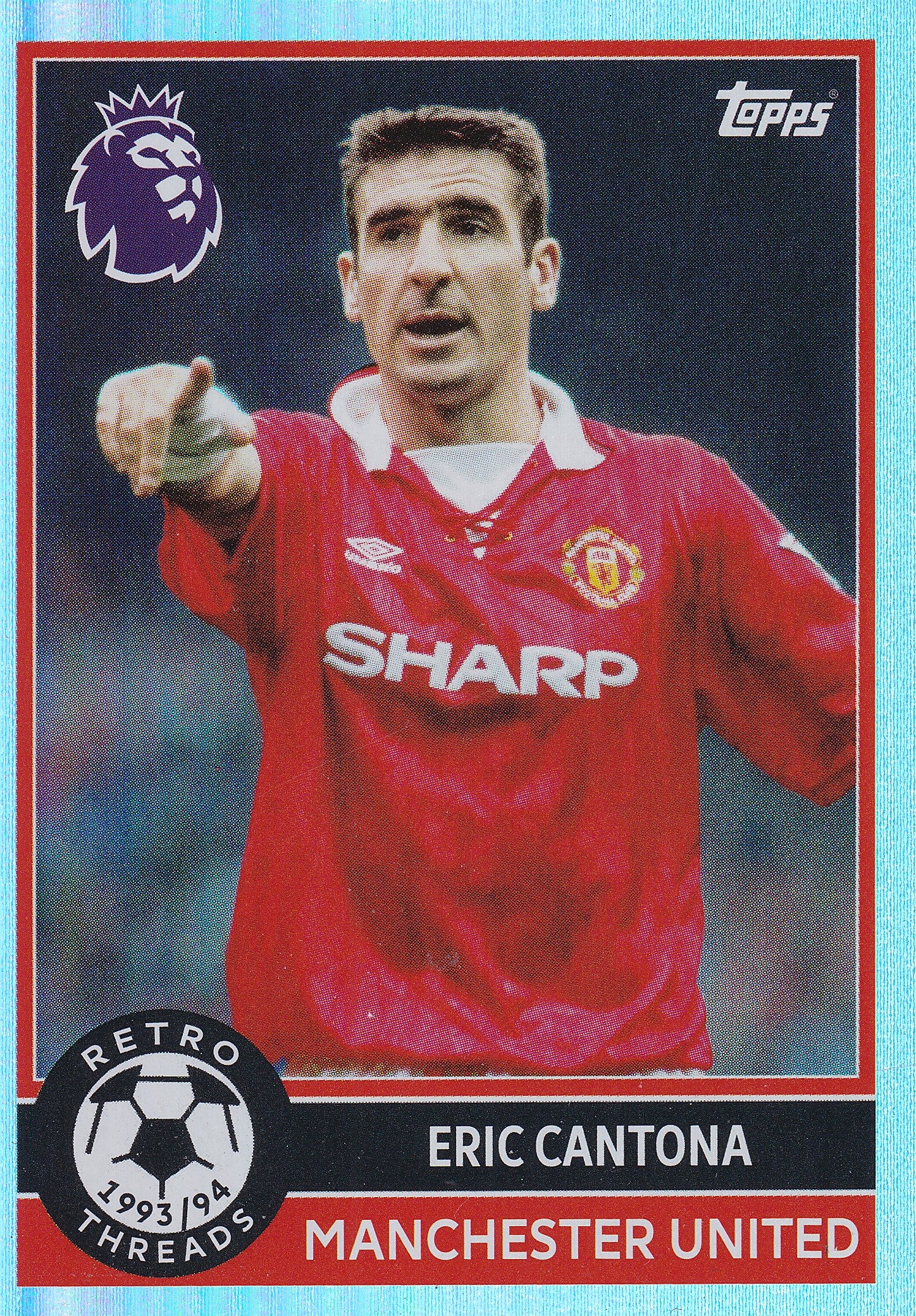 384. ERIC CANTONA - MANCHESTER UNITED - RETRO THREADS 1993/94