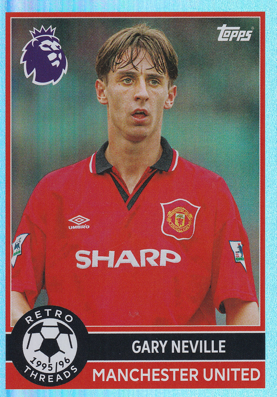 393. GARY NEVILLE - MANCHESTER UNITED - RETRO THREADS 1995/96