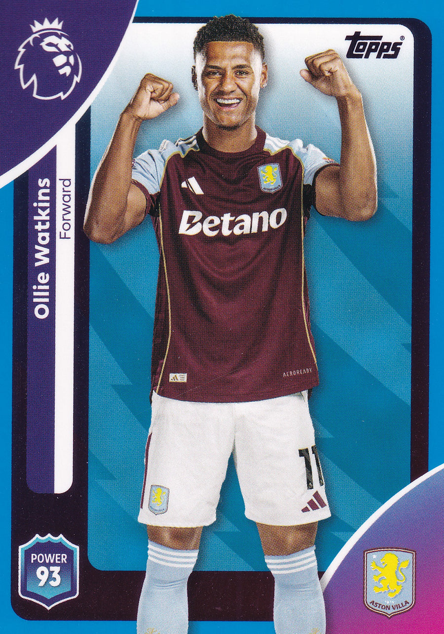 033. OLLIE WATKINS - ASTON VILLA - BLUE PARALLELL