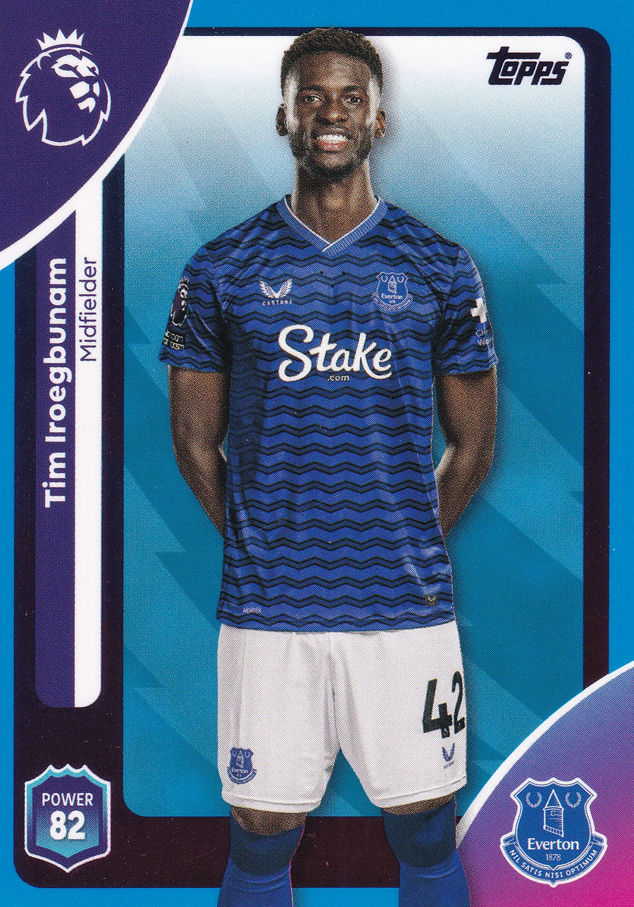 135. TIM IROEGBUNAM - EVERTON - BLUE PARALLELL