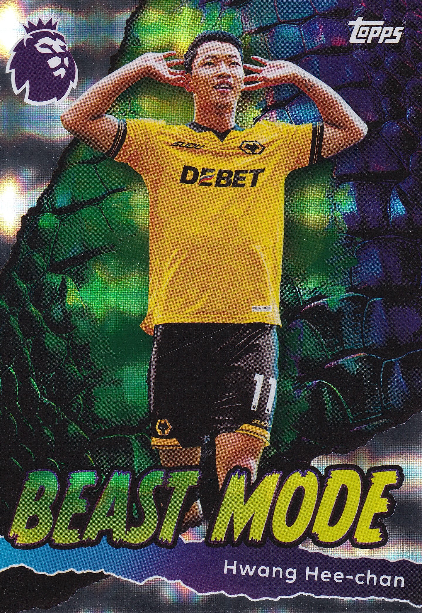 438. HWANG HEE - CHAN - WOLVERHAMPTON WANDERERS - BEAST MODE