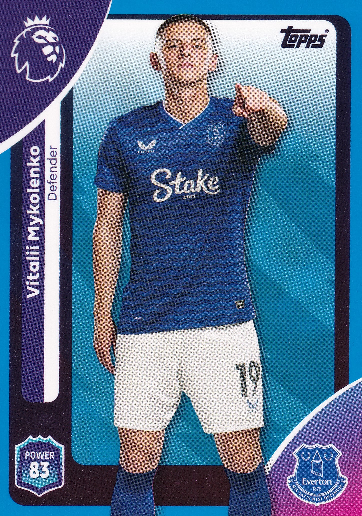 131. VITALII MYKOLENKO - EVERTON - BLUE PARALLELL