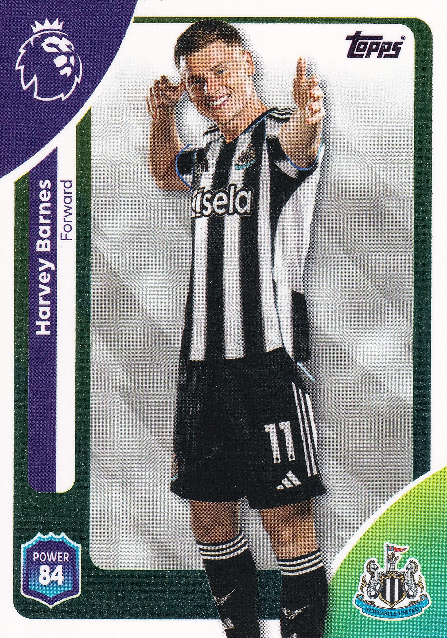 229. HARVEY BARNES - NEWCASTLE UNITED