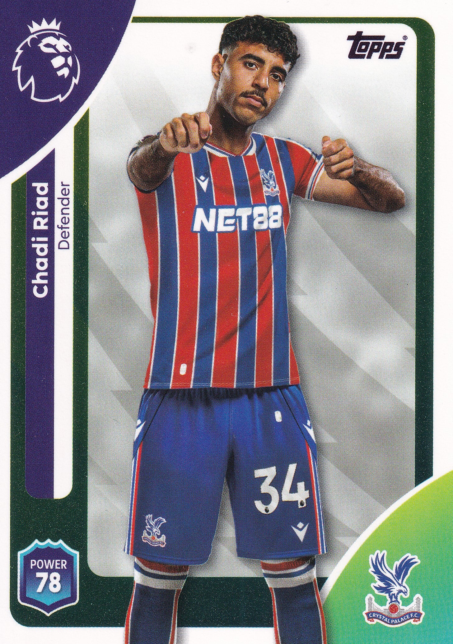 112. CHADI RIAD - CRYSTAL PALACE