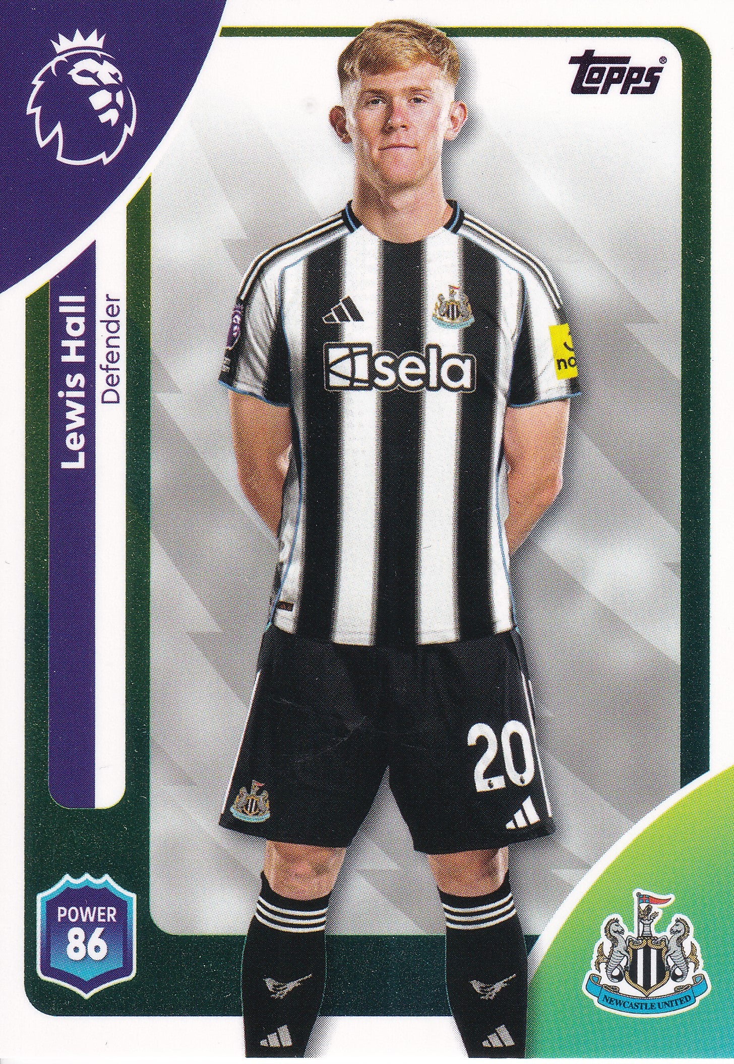 223. LEWIS HALL - NEWCASTLE UNITED