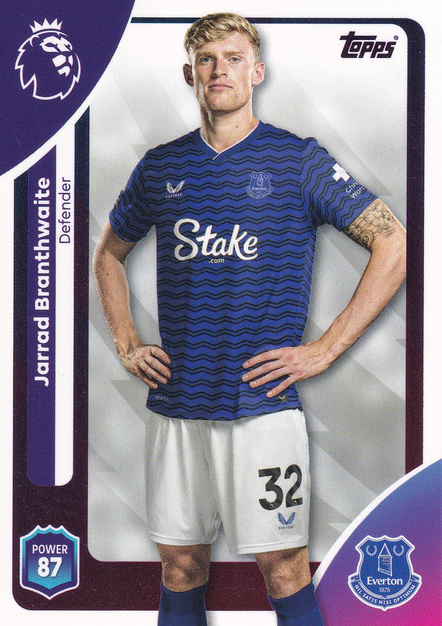 130. JARRAD BRANTHWAITE - EVERTON