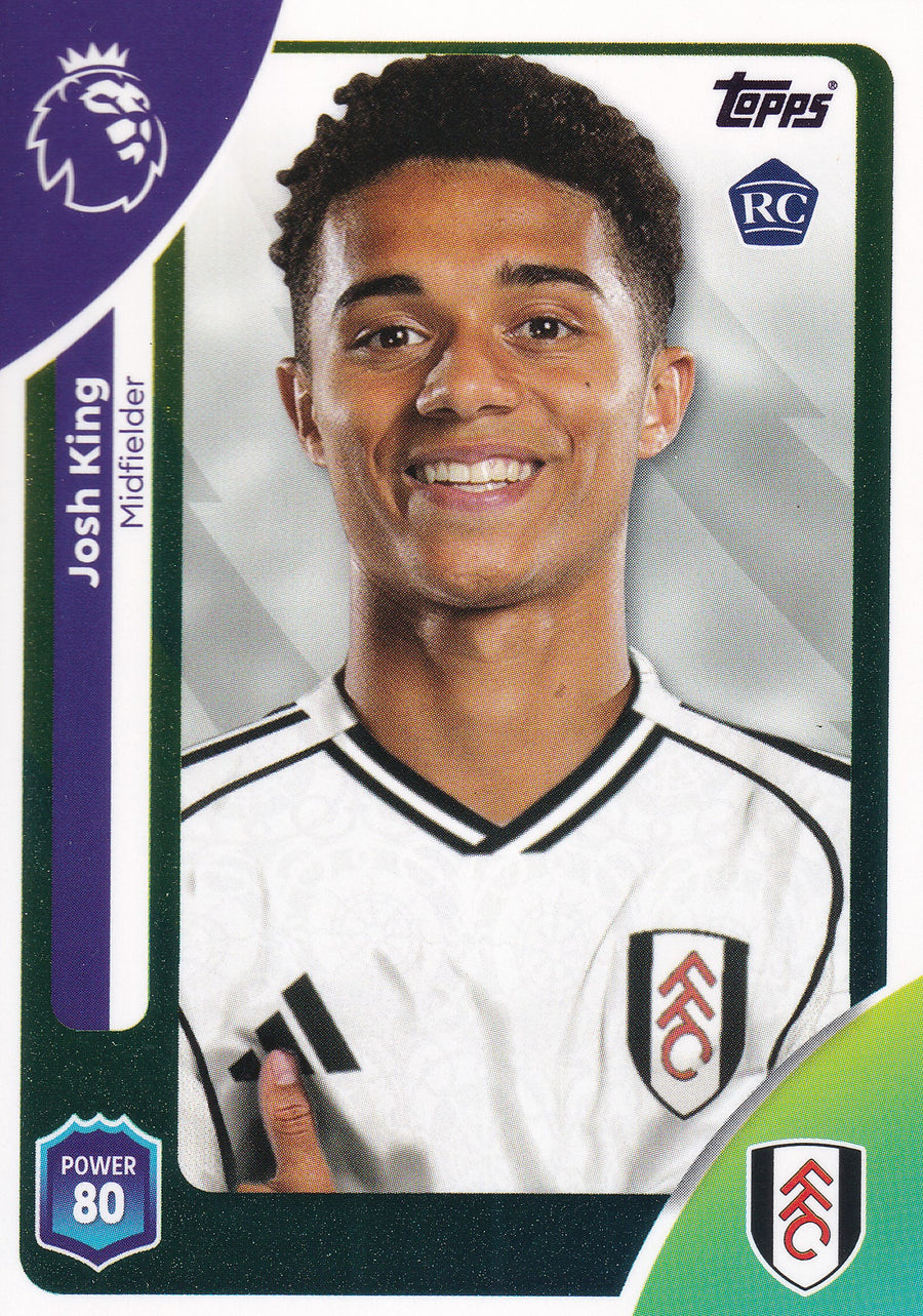 152. JOSH KING - FULLHAM - ROOKIE CARD