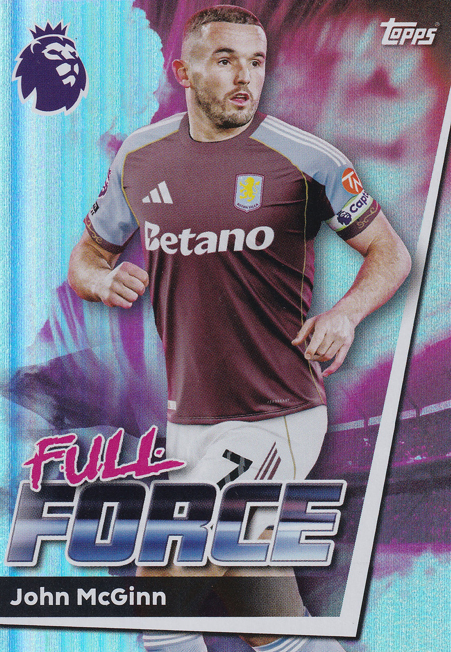 035. JOHN McGINN - ASTON VILLA - FULL FORCE