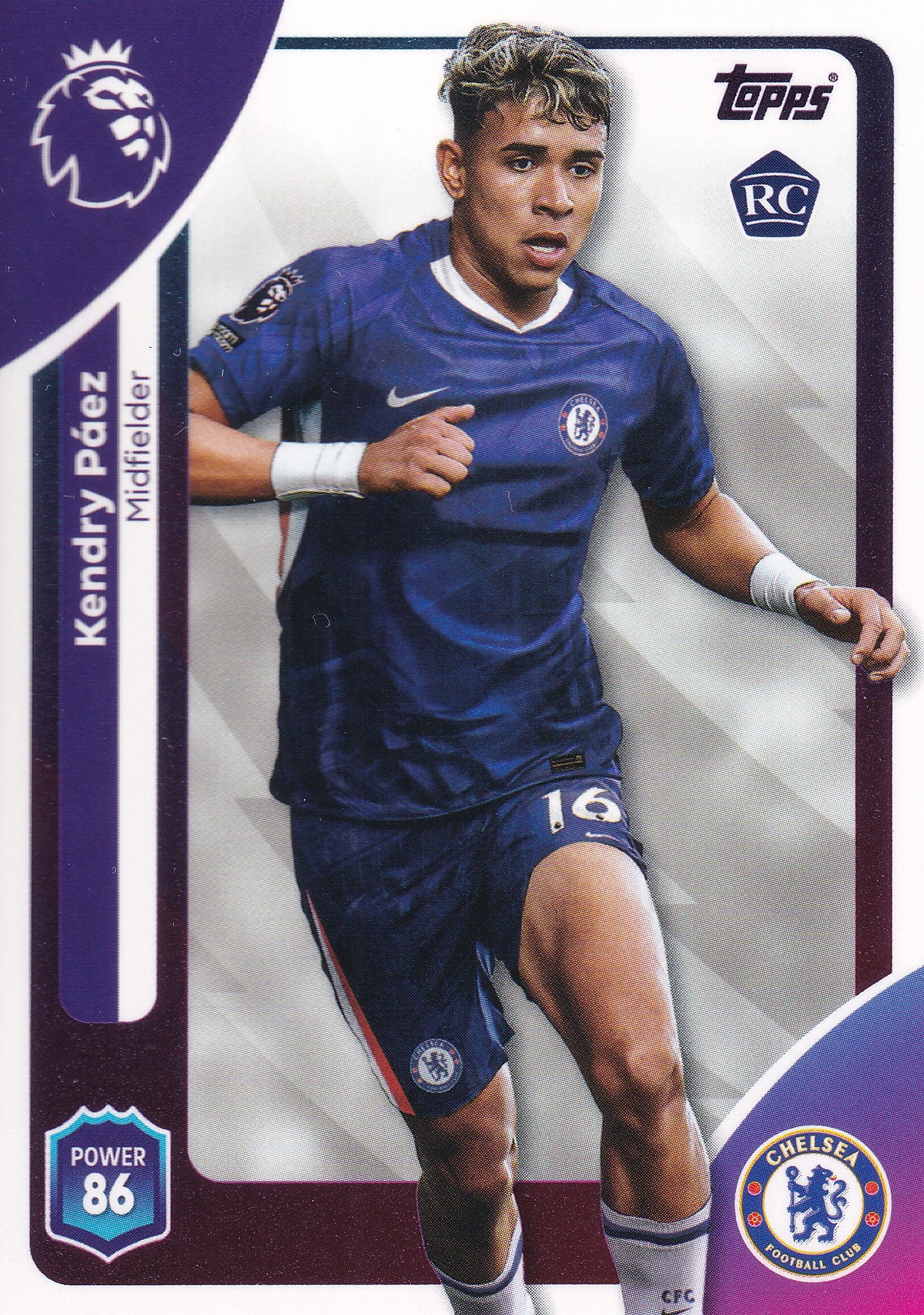 101. KENDRY PAEZ - CHELSEA - ROOKIE CARD