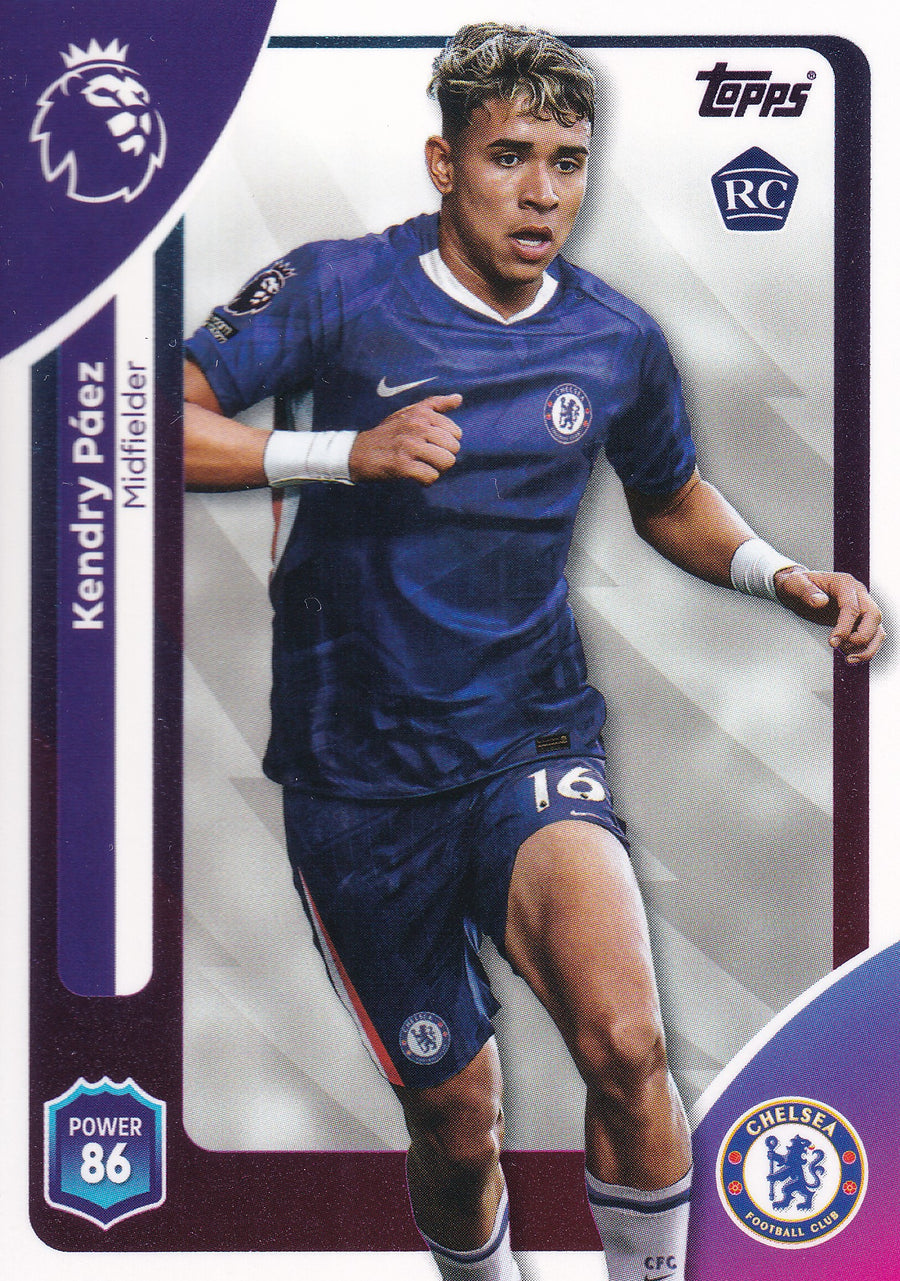 101. KENDRY PAEZ - CHELSEA - ROOKIE CARD