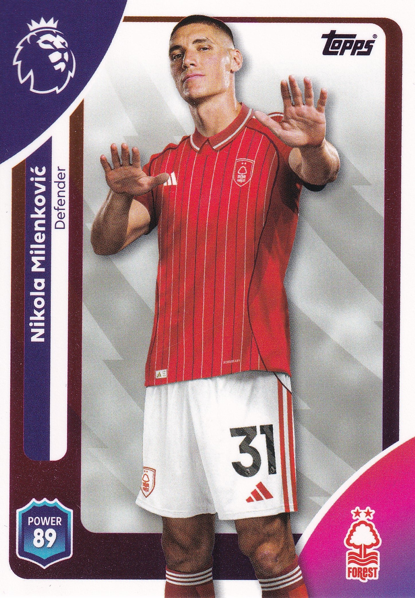 237. NIKOLA MILENKOVIC - NOTTINGHAM FOREST