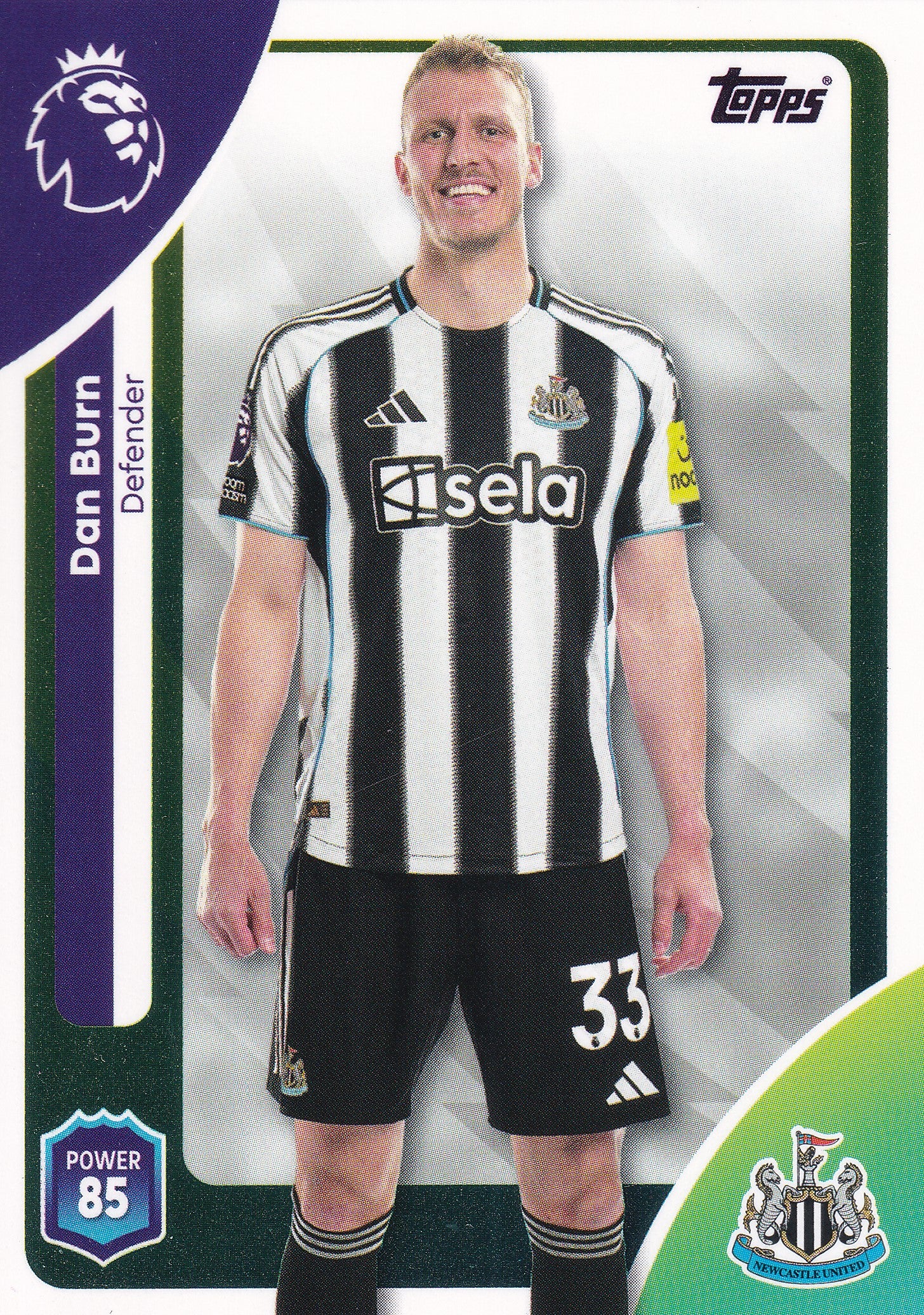 219. DAN BURN - NEWCASTLE UNITED