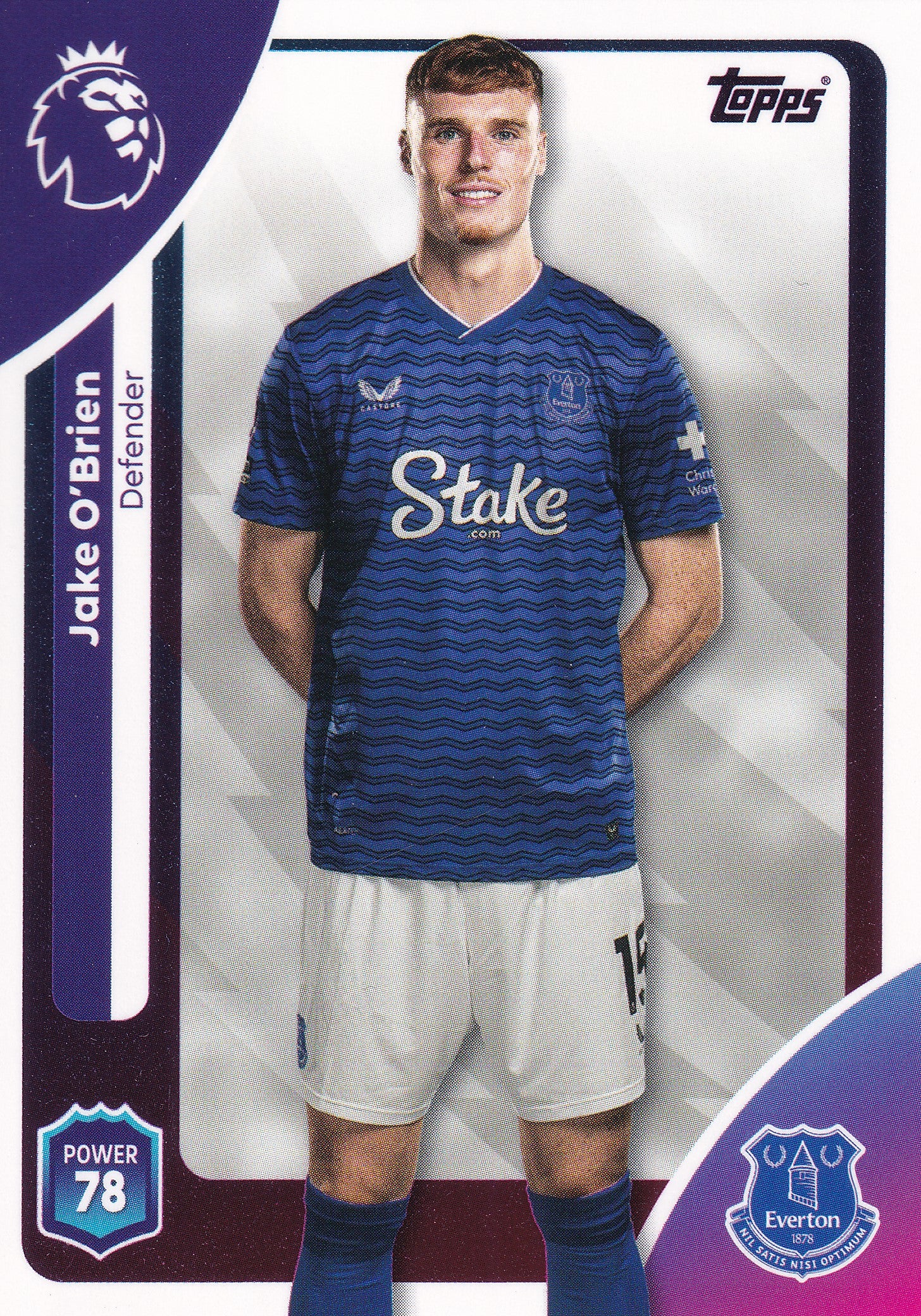 132. JAKE O'BRIEN - EVERTON