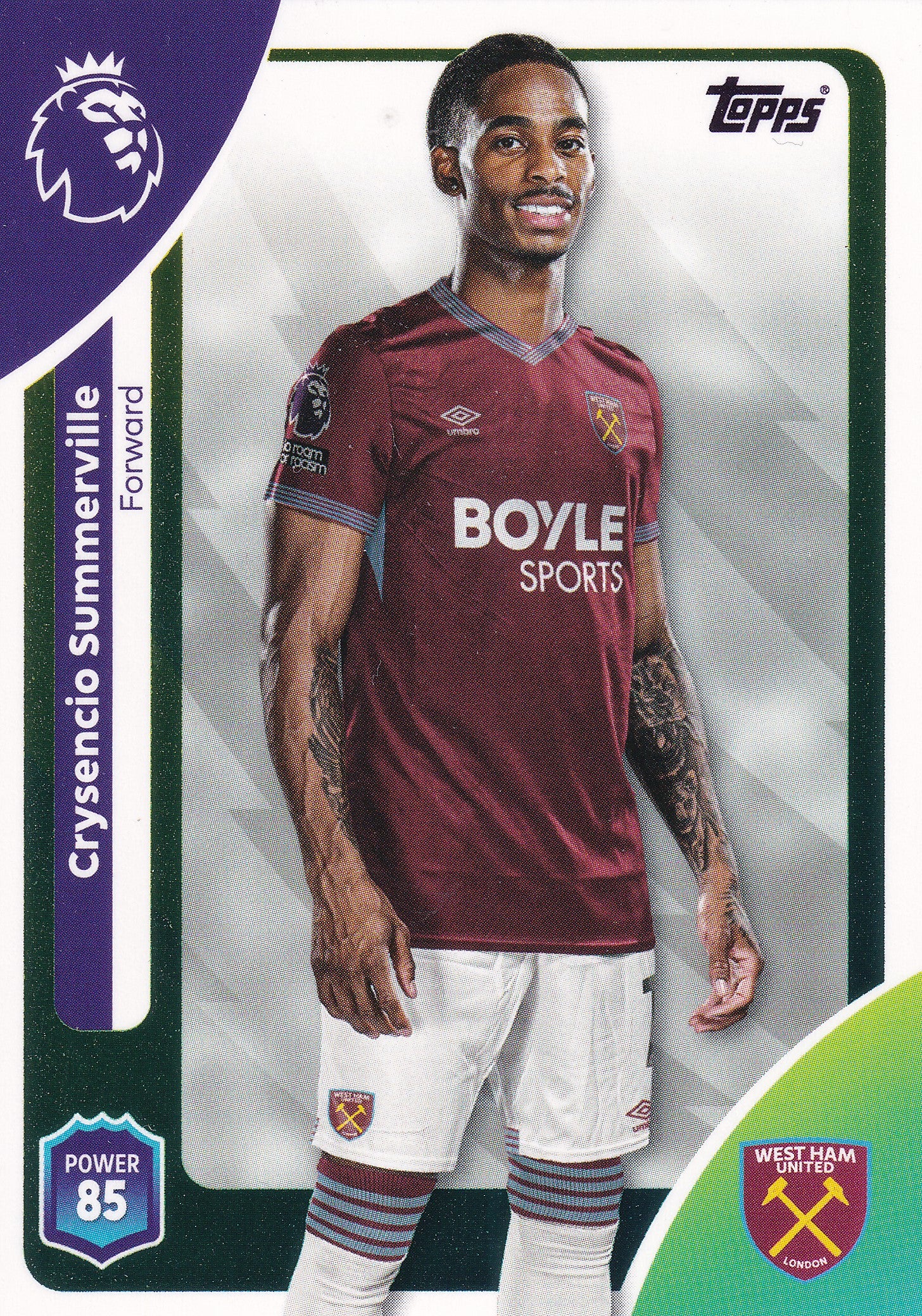 283. CRYSENCIO SUMMERVILLE - WEST HAM UNITED