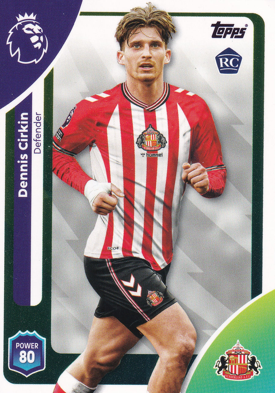 346. DENNIS CIRKIN - SUNDERLAND - ROOKIE CARD