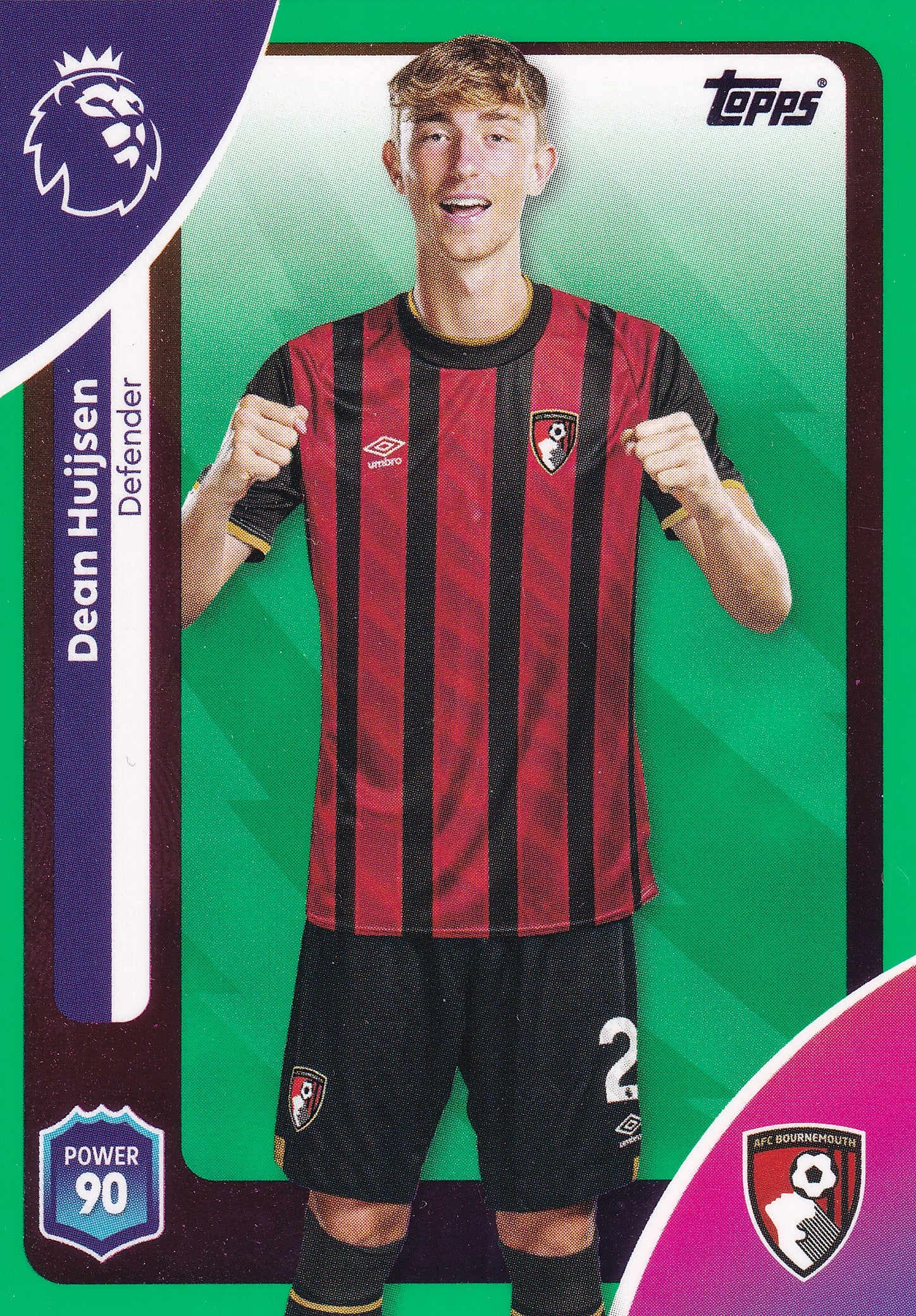 040. DEAN HUIJSEN - AFC BOURNEMOUTH - GREEN PARALLELL