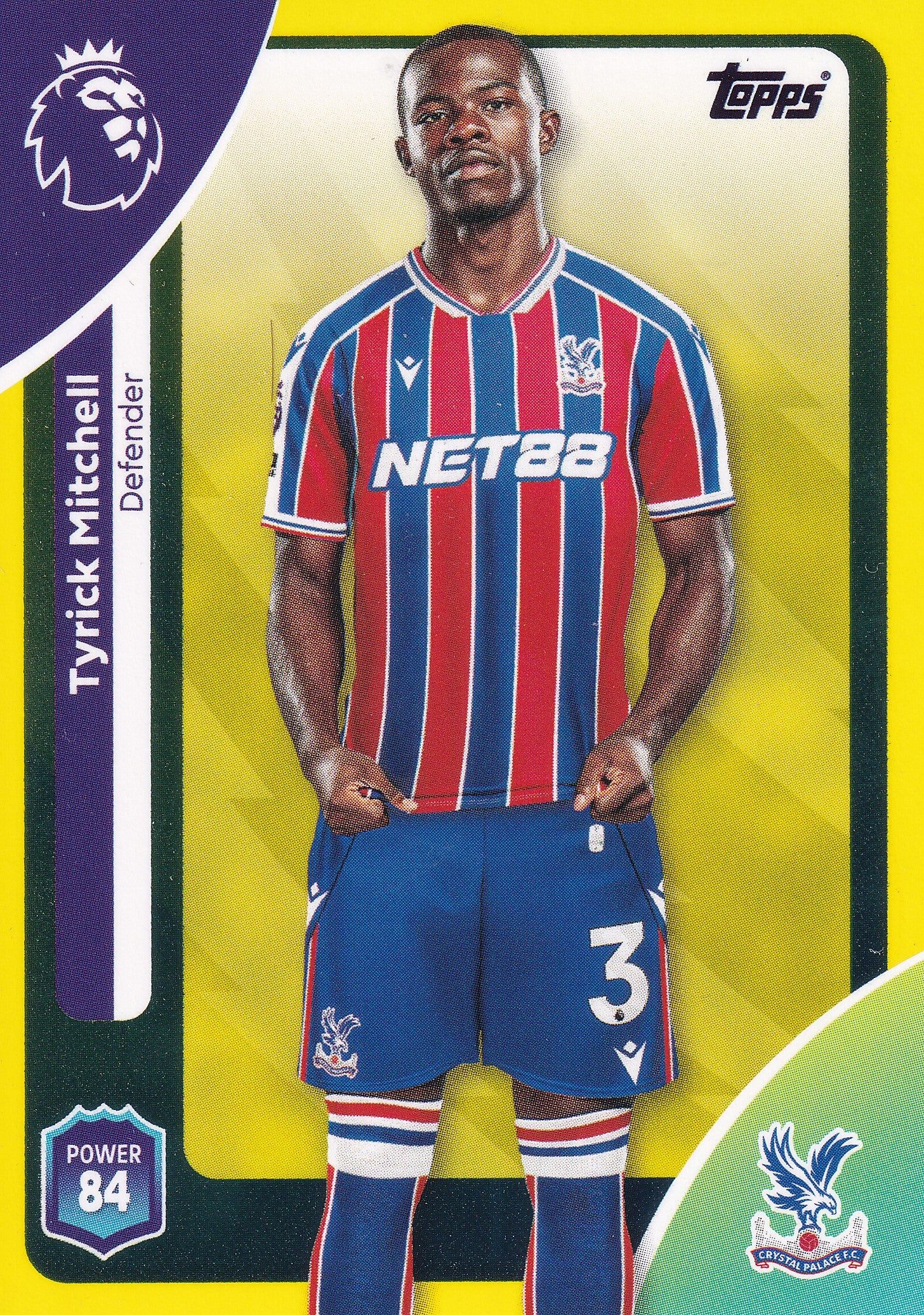 111. TYRICK MITCHELL - CRYSTAL PALACE - YELLOW PARALLELL