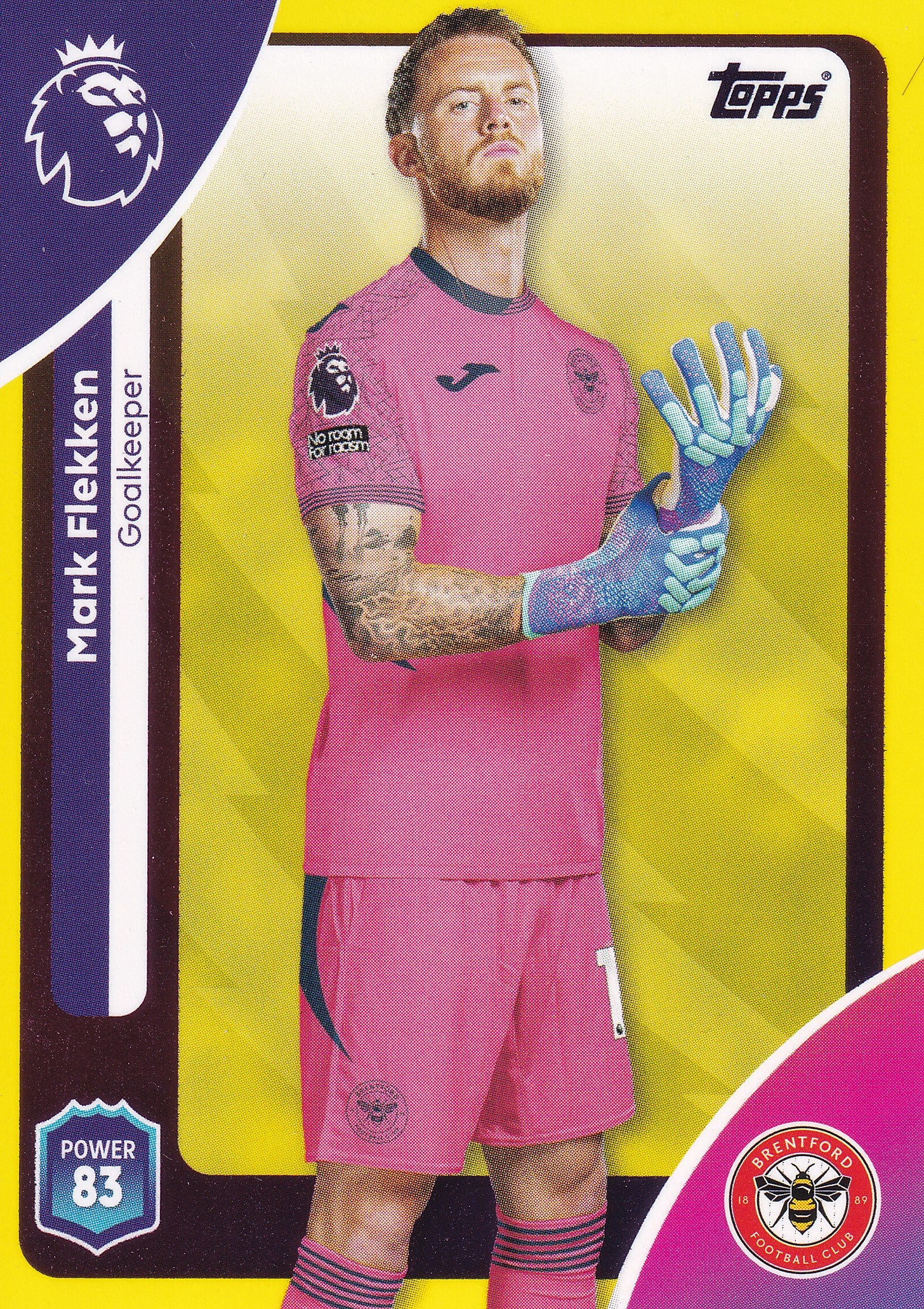 056. MARK FLEKKEN - BRENTFORD - YELLOW PARALLELL