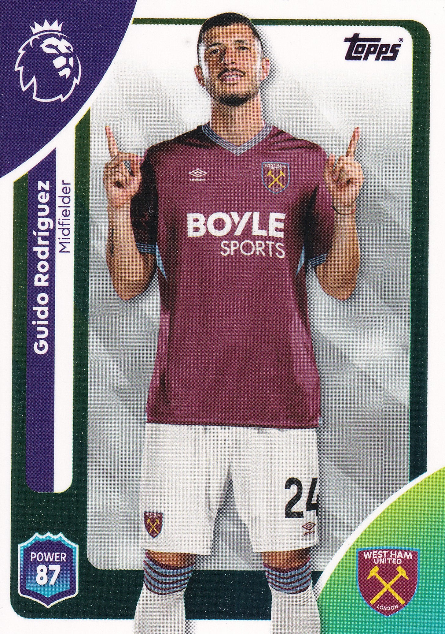 280. GUIDO RODRIGUEZ - WEST HAM UNITED