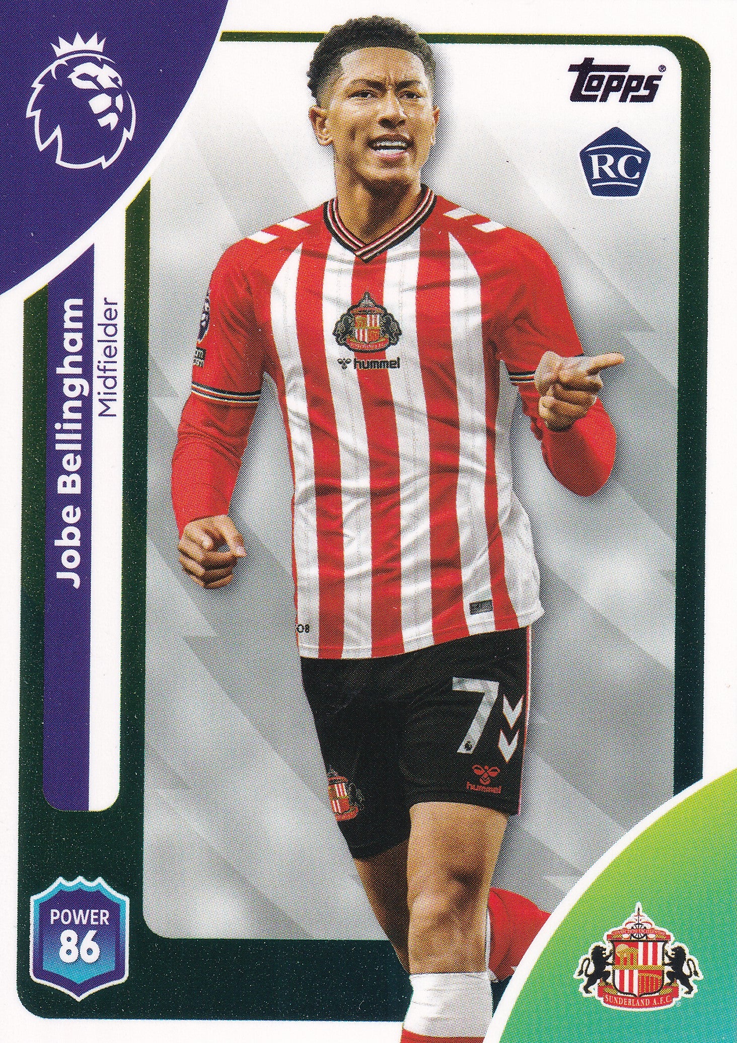 352. JOBE BELLINGHAM - SUNDERLAND - ROOKIE CARD