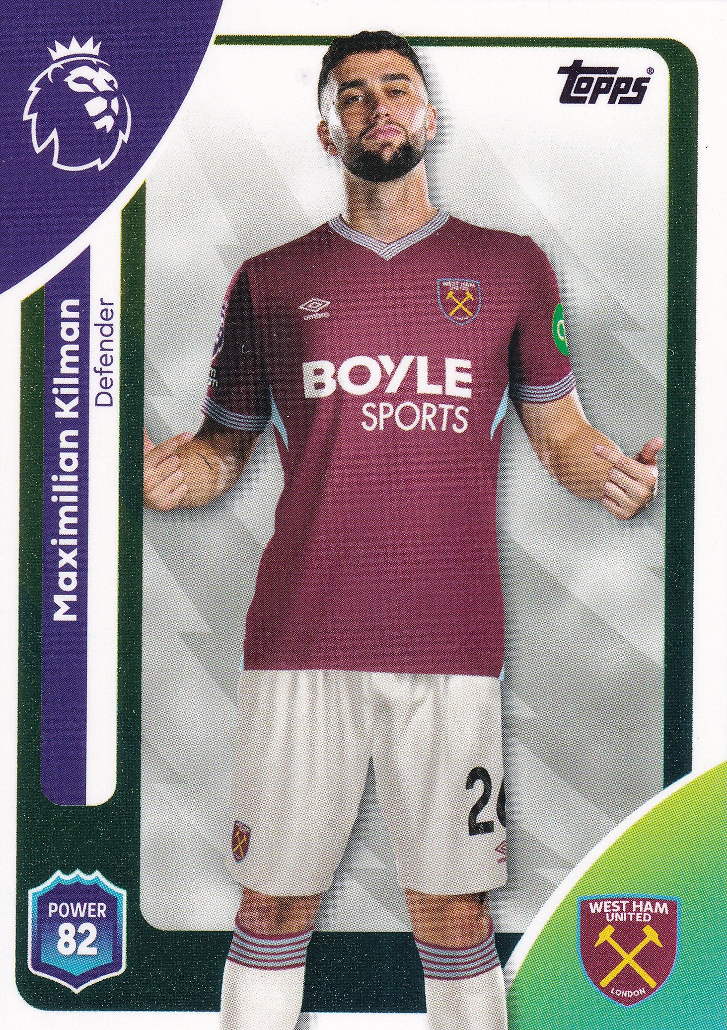 274. MAXIMILIAN KILMAN - WEST HAM UNITED