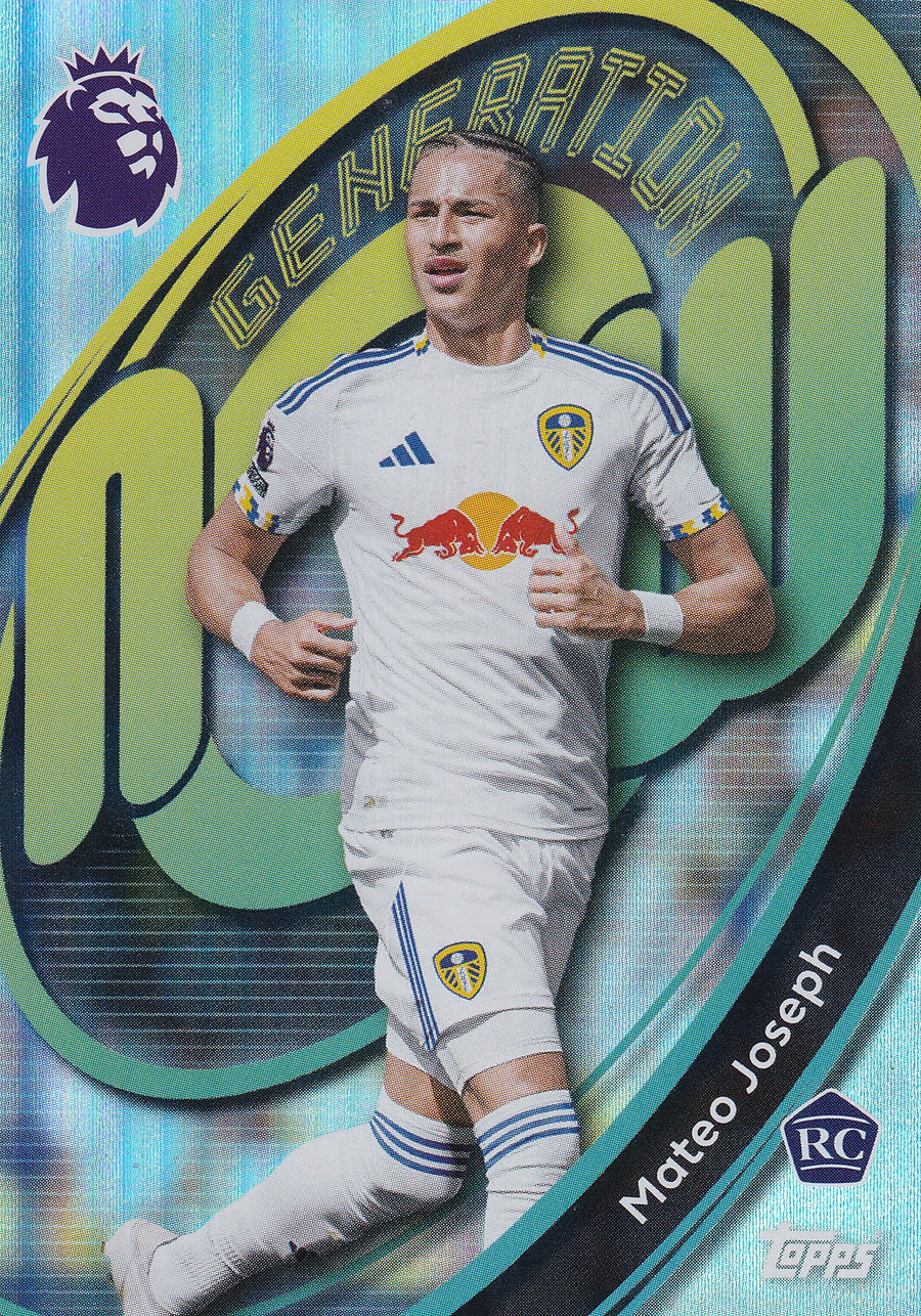 340. MATEO JOSEPH - LEEDS UNITED - ROOKIE CARD - GENERATION NOW