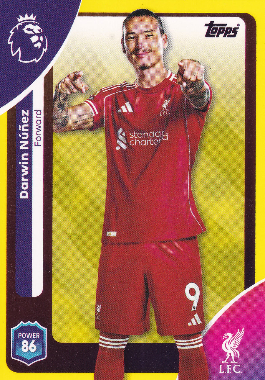 177. DARWIN NUÑEZ - LIVERPOOL FC - YELLOW PARALLELL