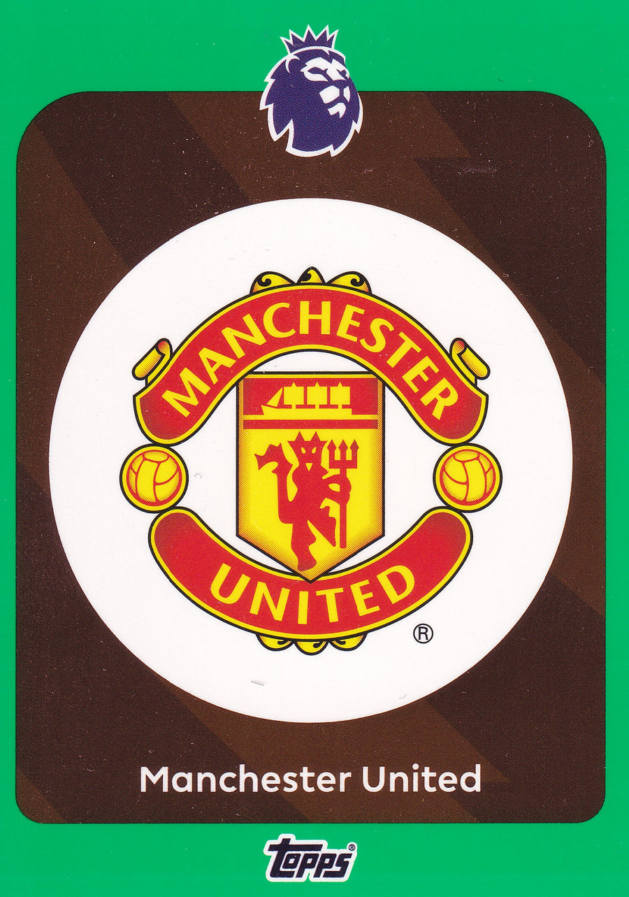 199. MANCHESTER UNITED - BADGE - GREEN PARALLELL
