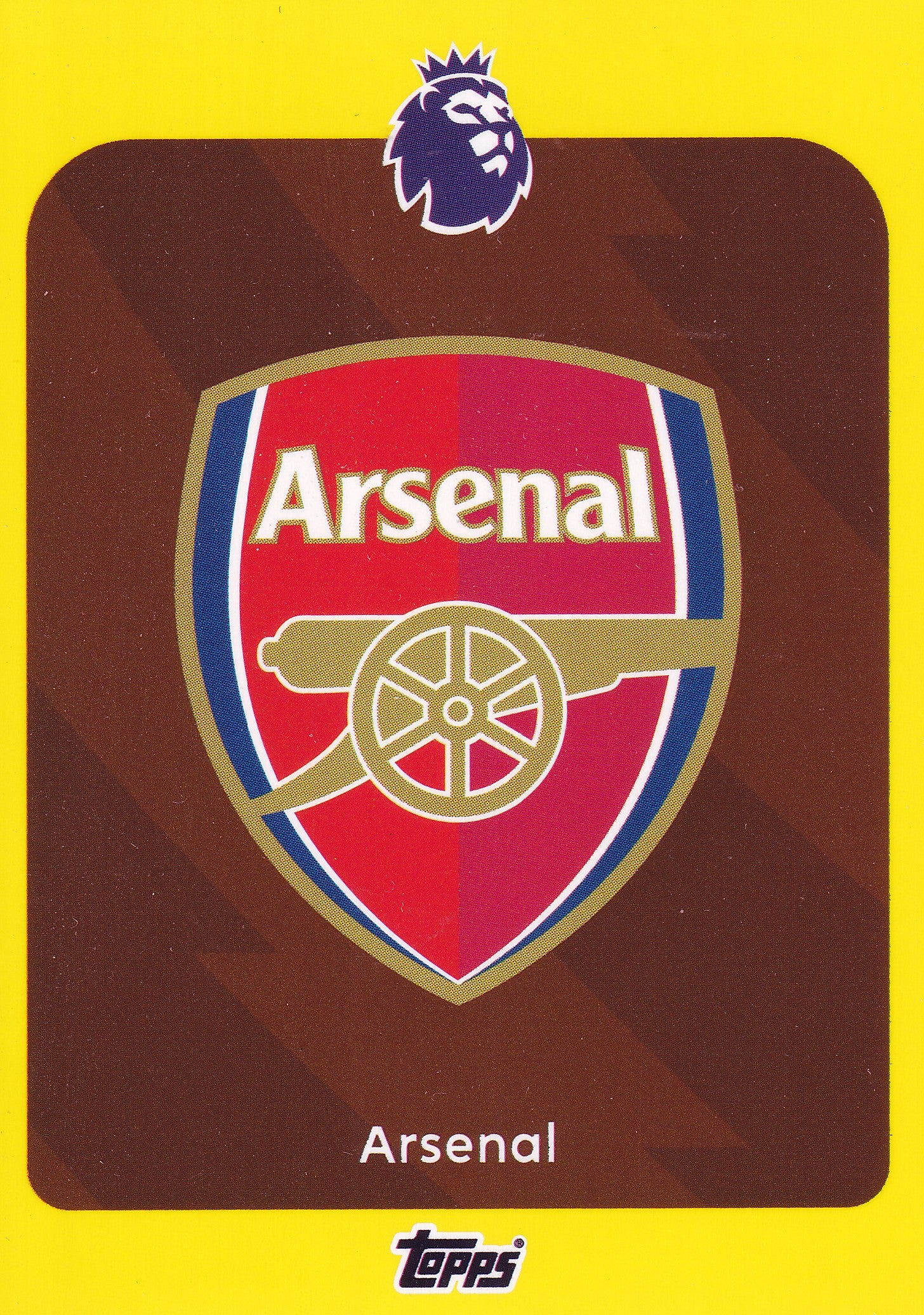 001. ARSENAL - BADGE - YELLOW PARALLELL