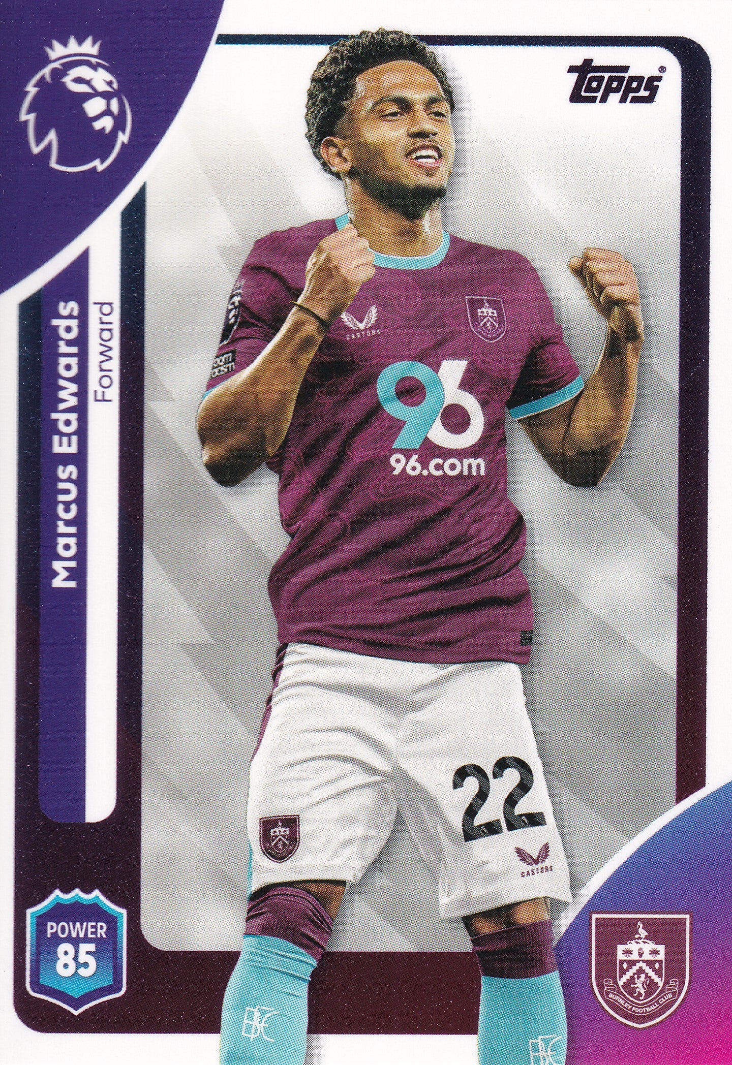 317. MARCUS EDWARDS - BURNLEY FC