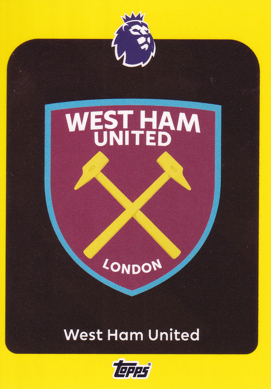 271. WEST HAM UNITED - BADGE - YELLOW PARALLELL