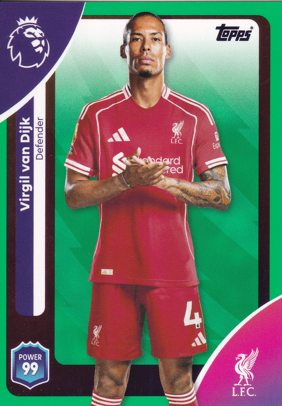 165. VIRGIL VAN DIJK - LIVERPOOL FC - GREEN PARALLELL