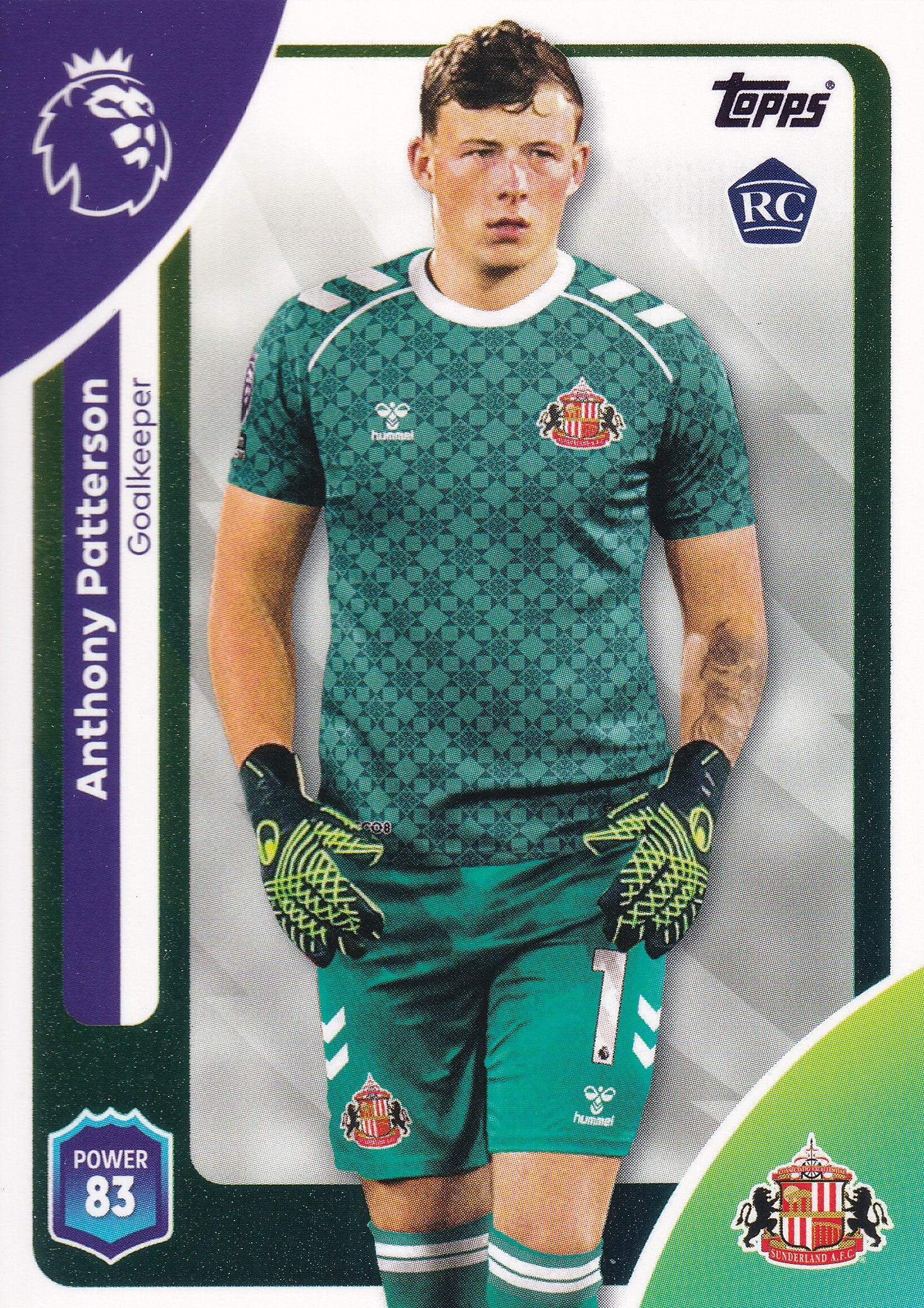 344. ANTHONY PATTERSON - SUNDERLAND - ROOKIE CARD