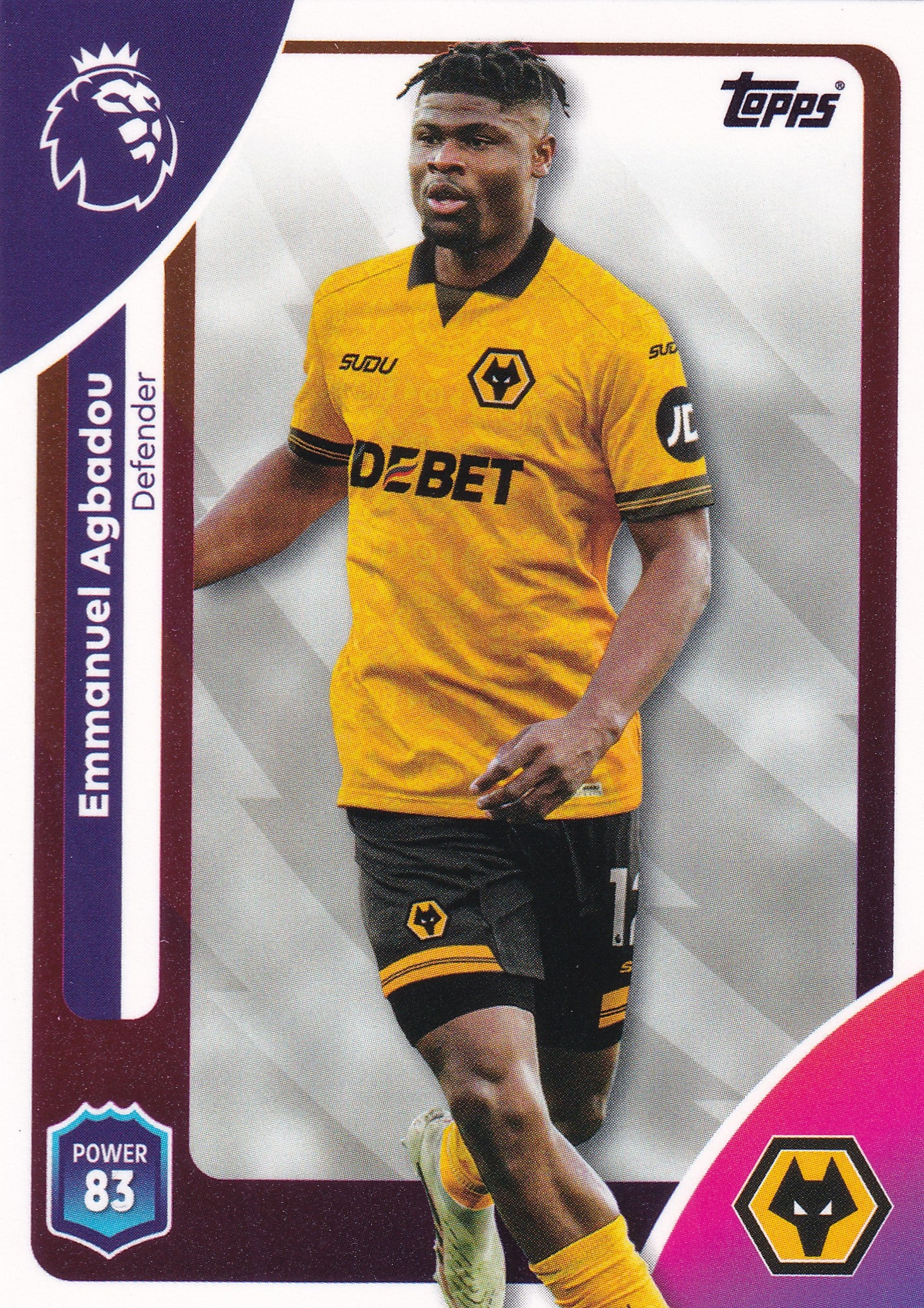 293. EMMANUEL AGBADOU - WOLVERHAMPTON WANDERERS