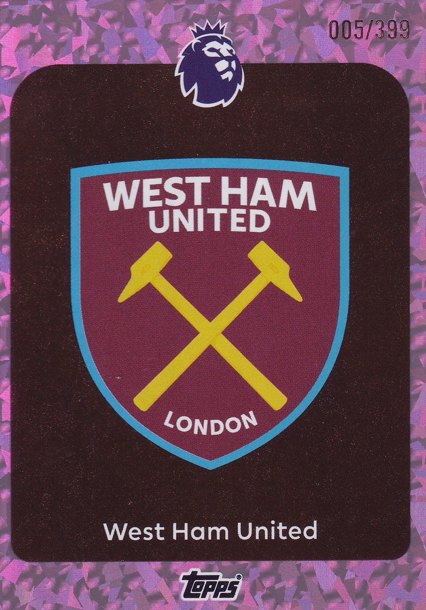 271. WEST HAM UNITED - BADGE /399