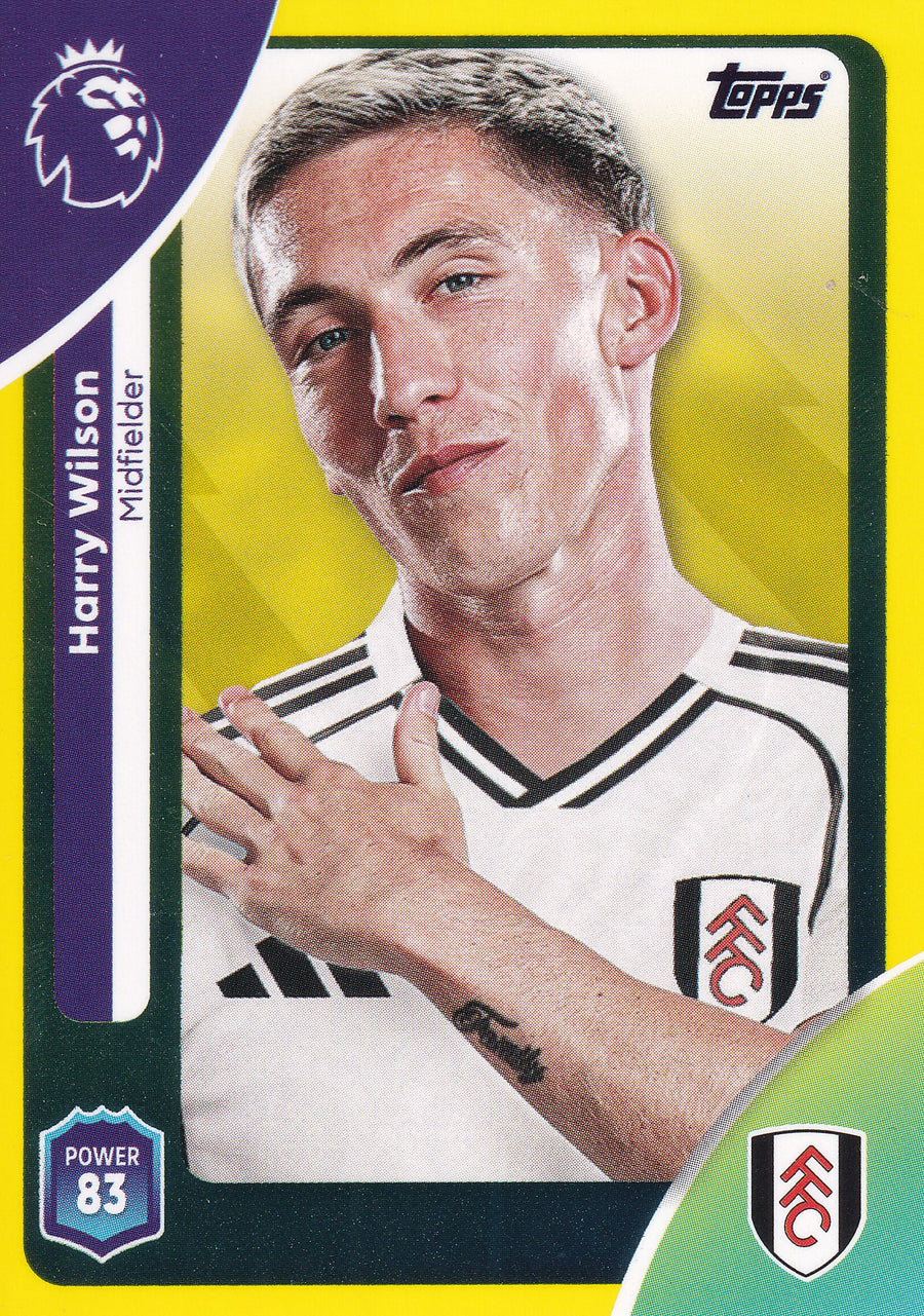 156. HARRY WILSON - FULLHAM - YELLOW PARALLELL