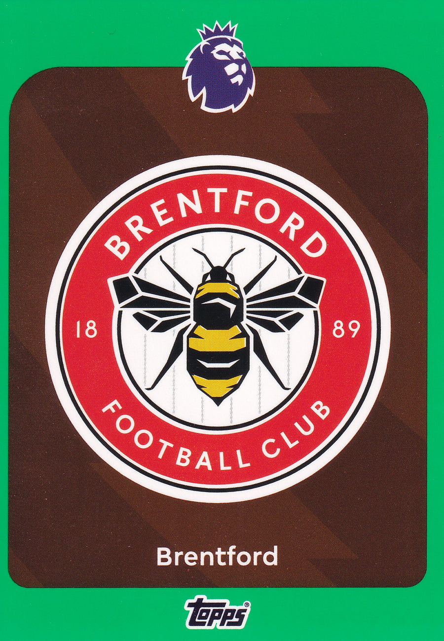 055. BRENTFORD - BADGE - GREEN PARALLELL