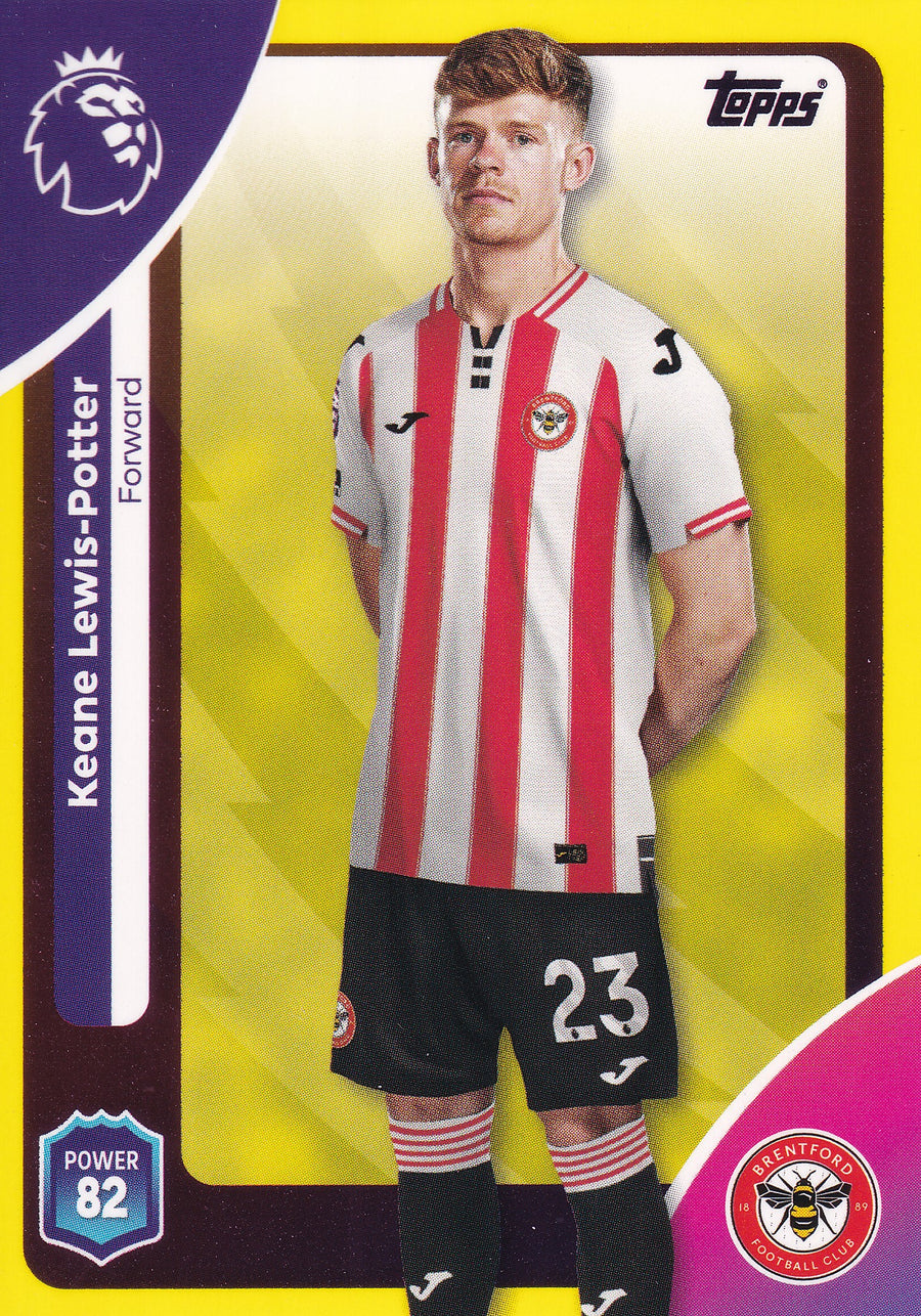 066. KEANE LEWIS-POTTER - BRENTFORD - YELLOW PARALLELL