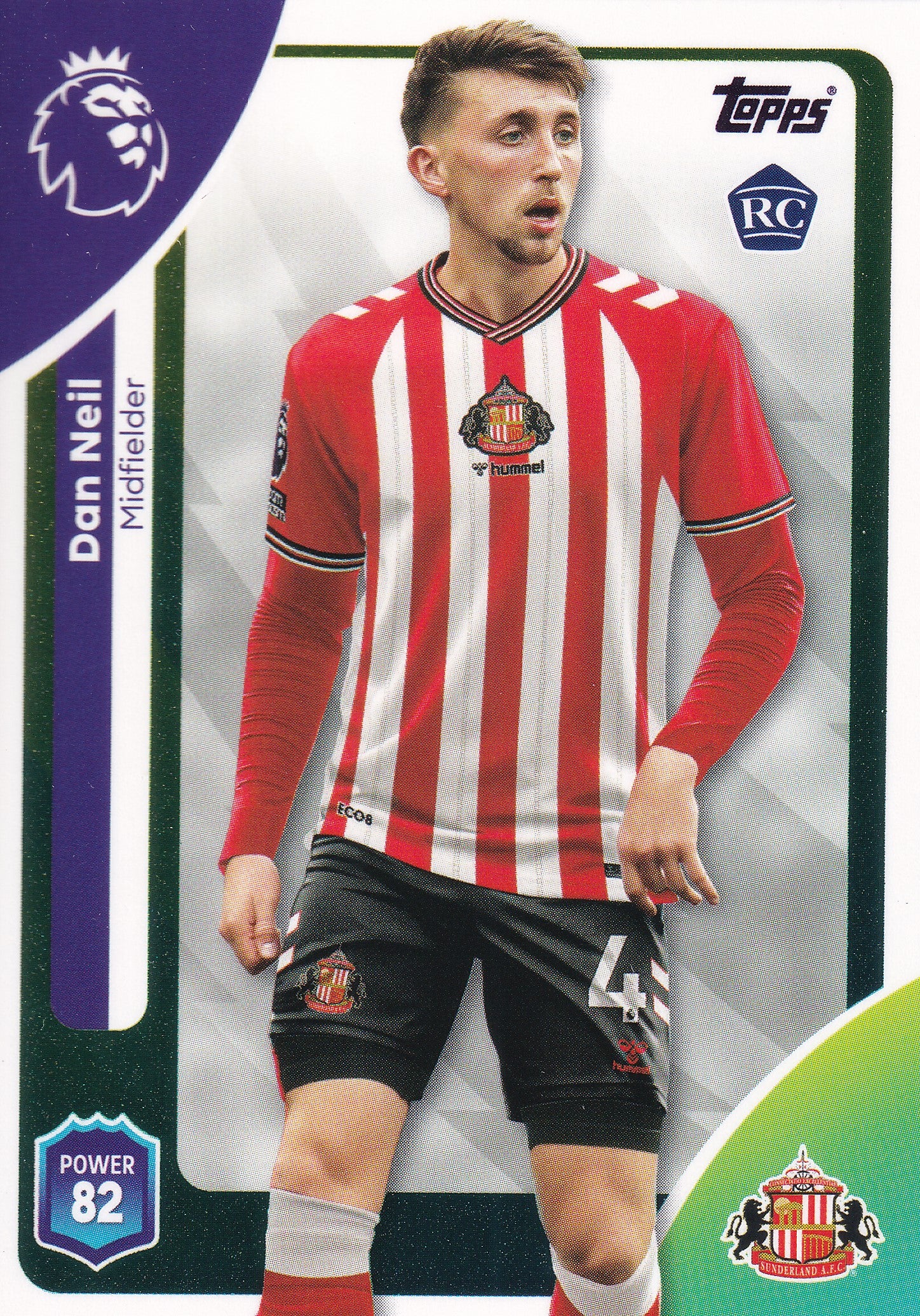 350. DAN NEIL - SUNDERLAND - ROOKIE CARD