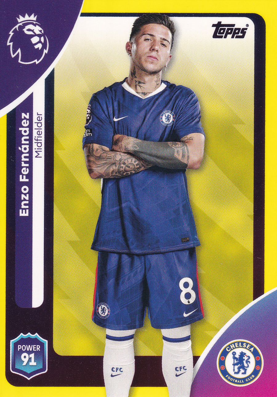 099. ENZO FERNANDEZ - CHELSEA FC - YELLOW PARALLELL