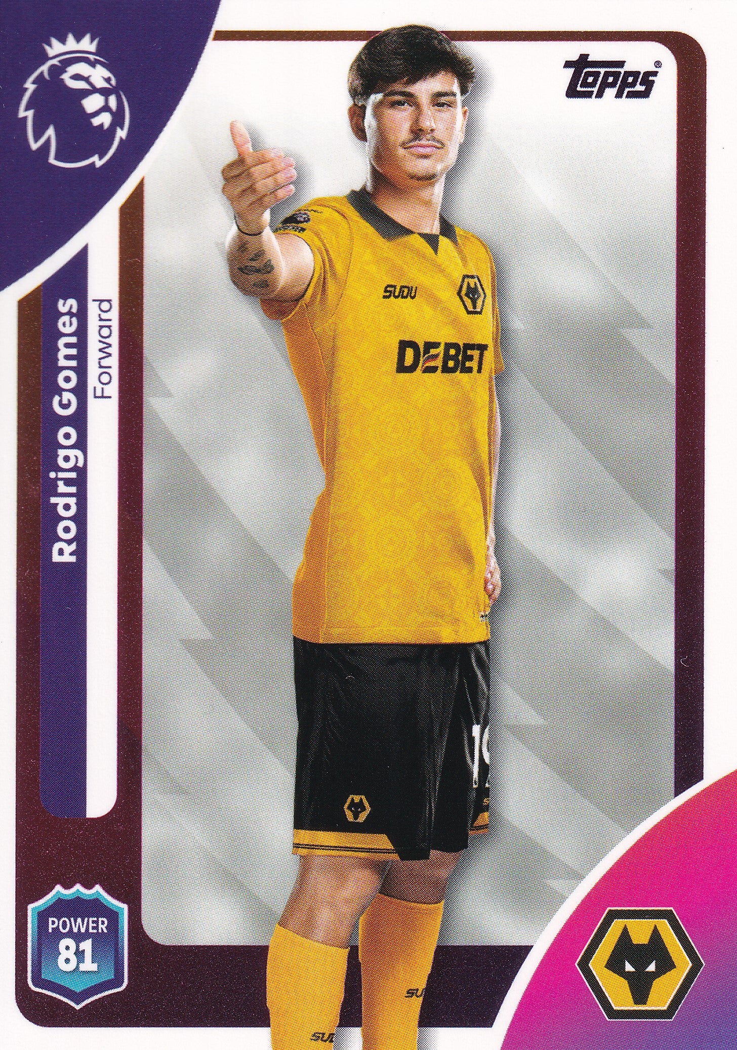 299. RODRIGO GOMES - WOLVERHAMPTON WANDERERS
