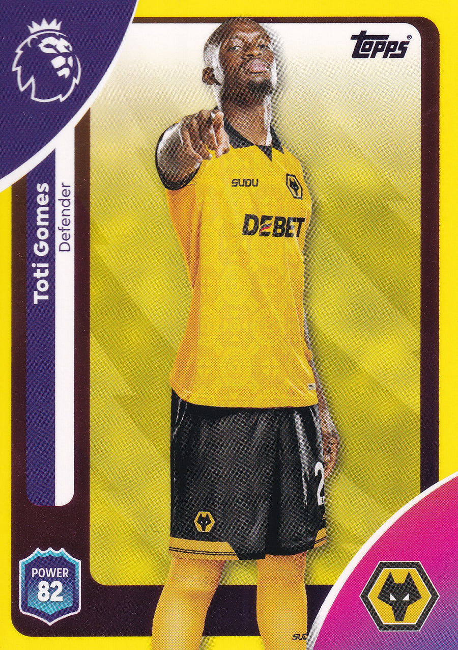 294. TOTI GOMES - WOLVERHAMPTON WANDERERS - YELLOW PARALLELL